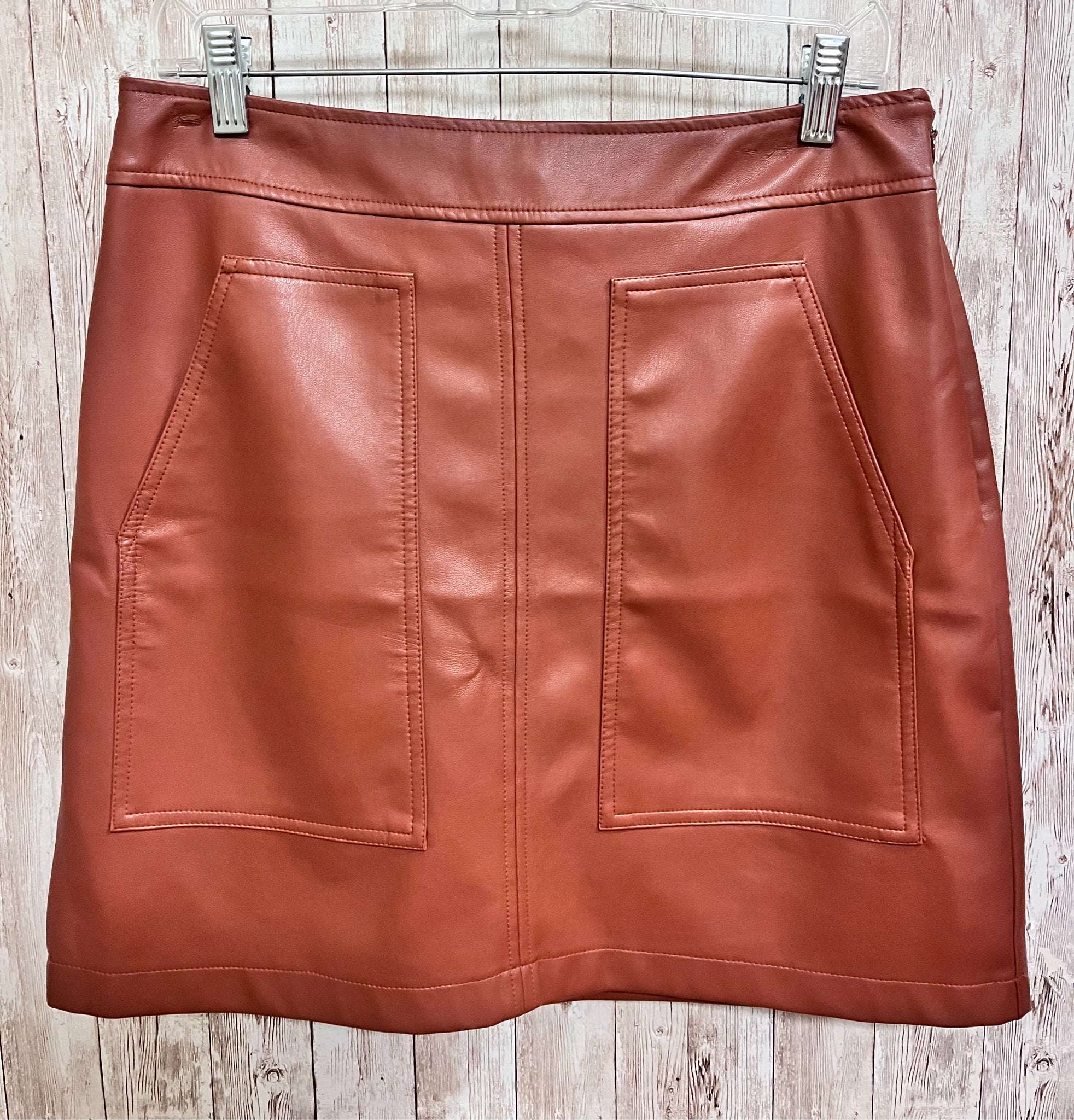 Size 6 LOFT Brown Skirt