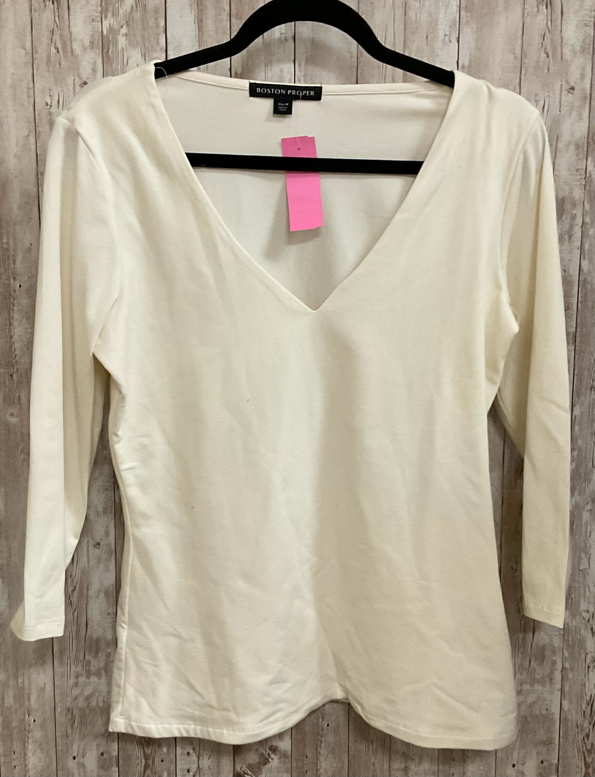 Size M BOSTON PROPER Cream Top