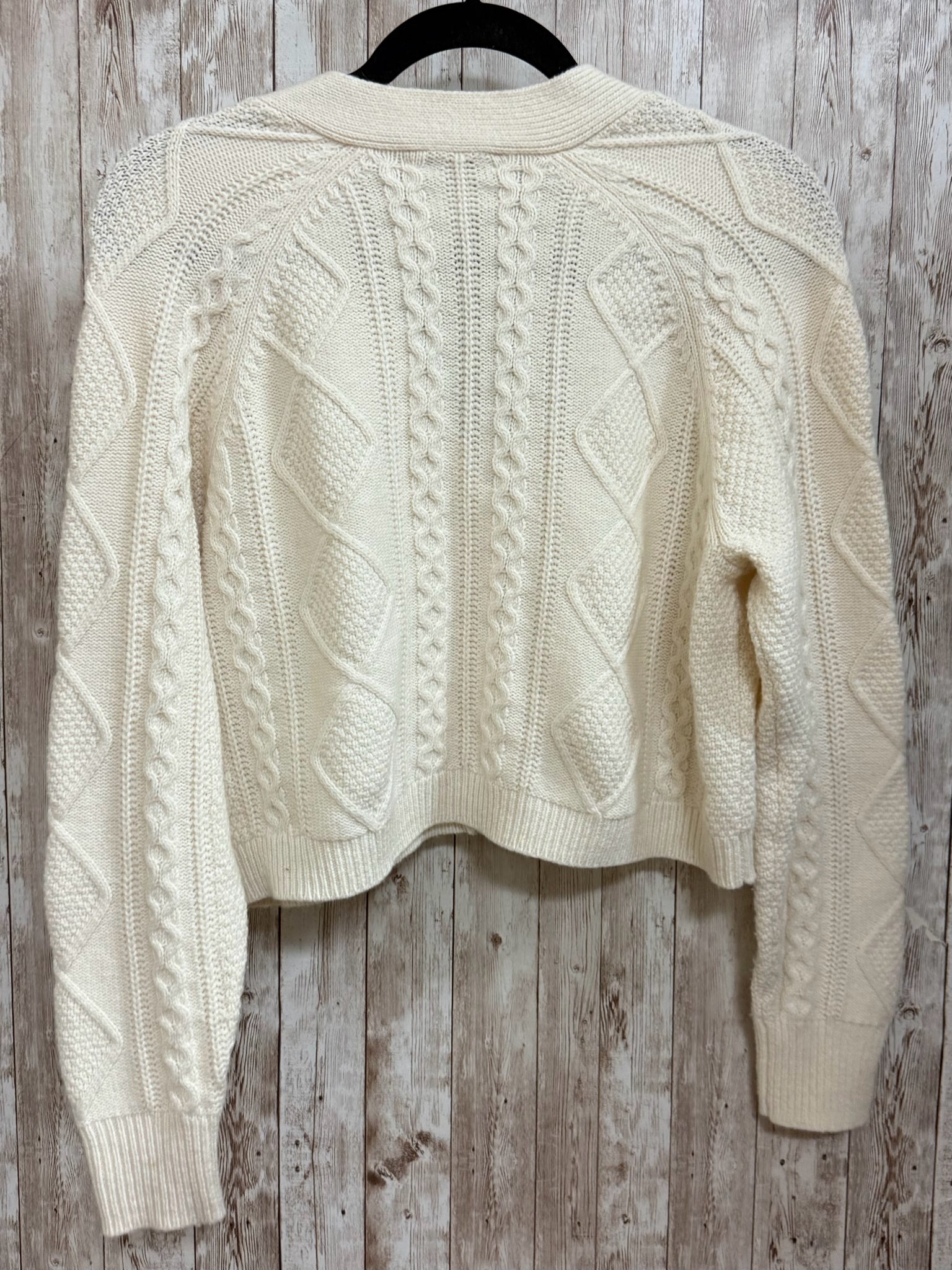 Size S MADEWELL Cream Cardigan