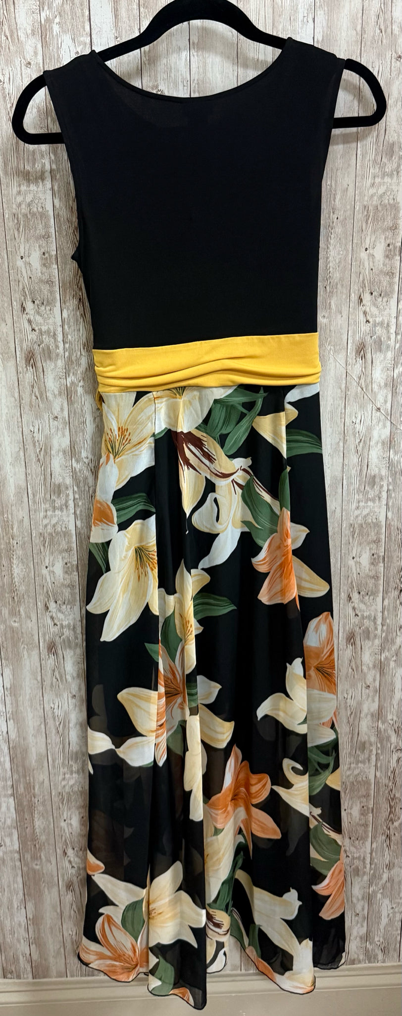 Size 8 KATE AND LILY Black Print Dress