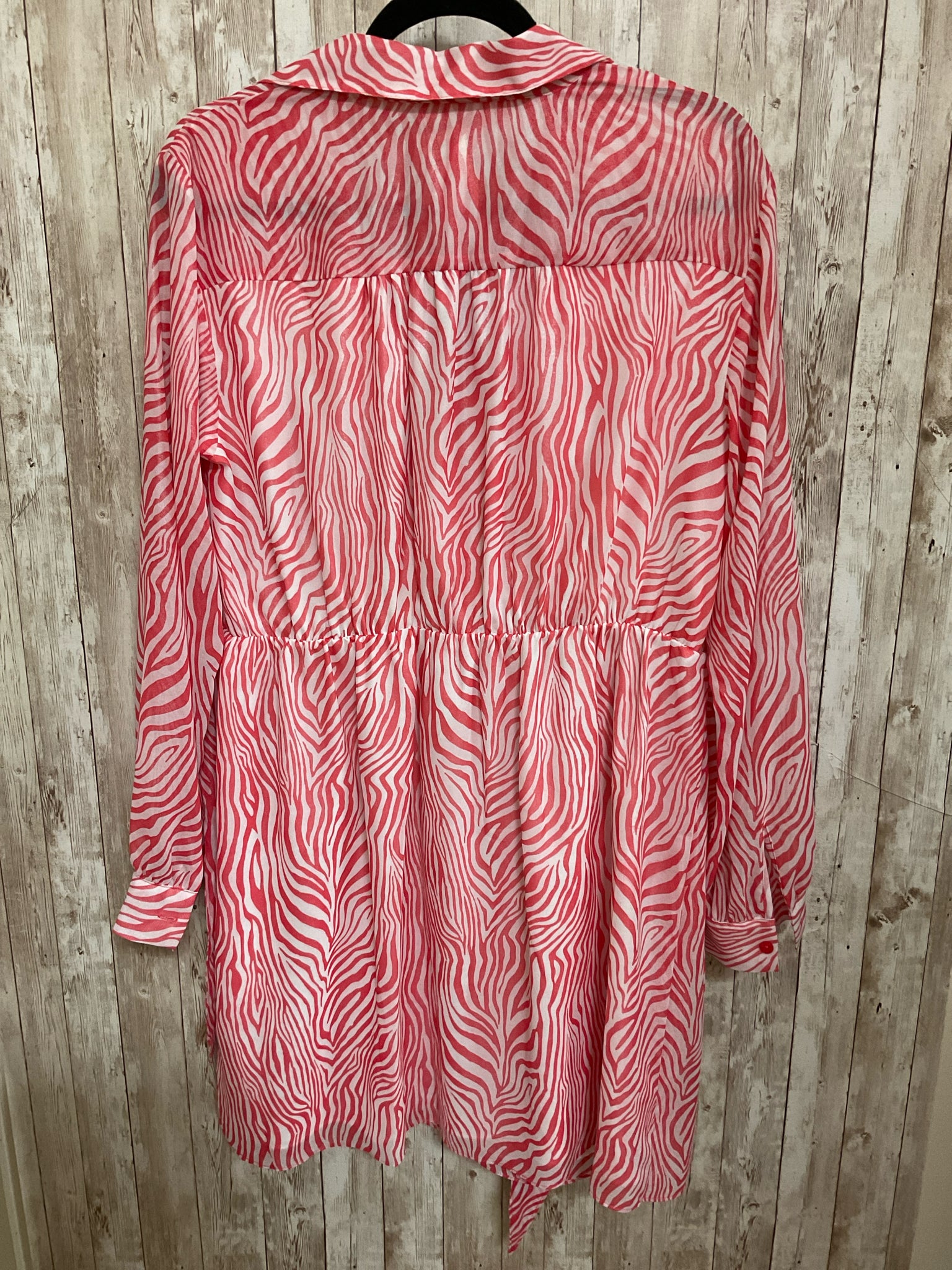Size XL MICHAEL KORS CORAL AND WHITE Dress