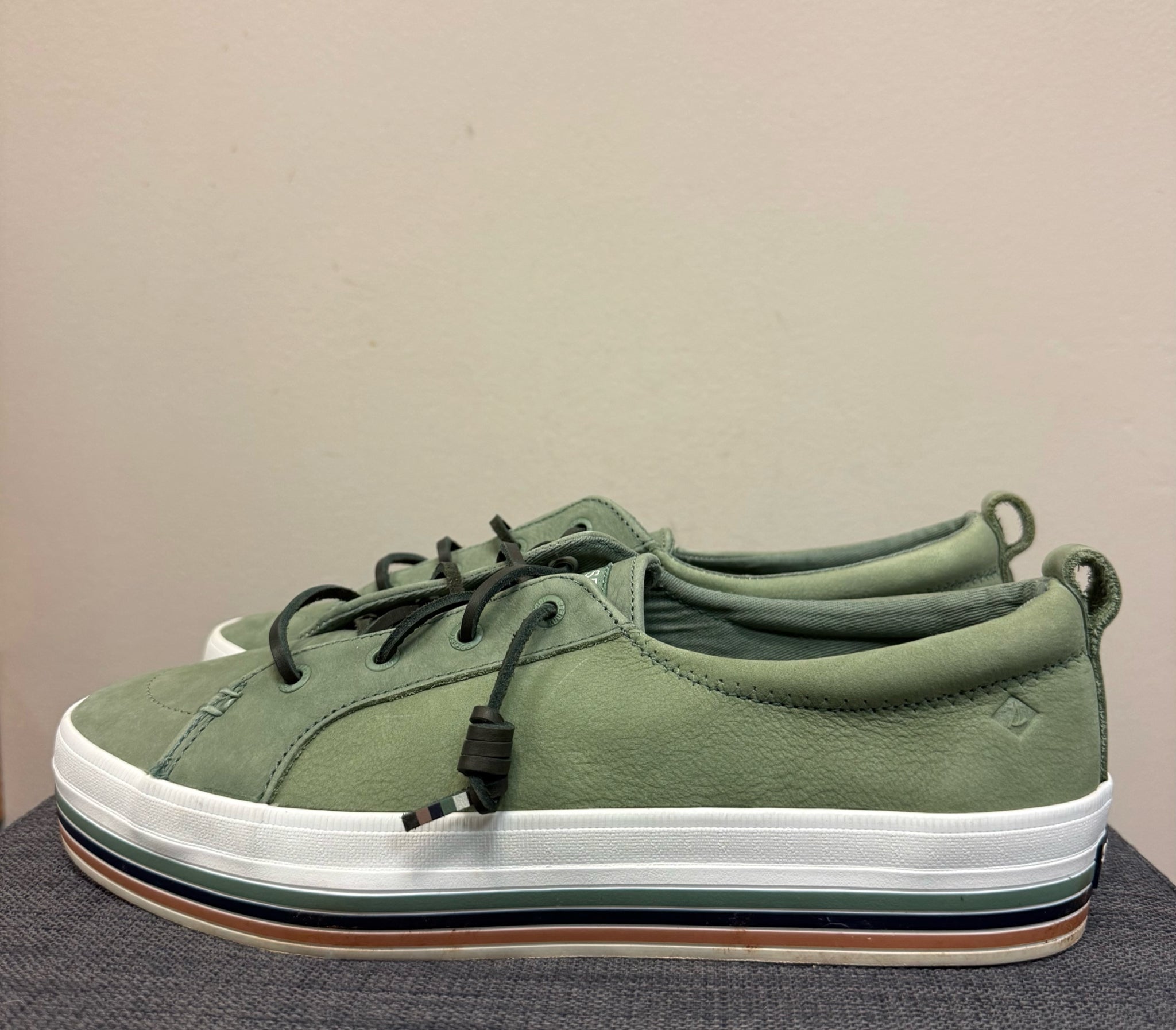 10 SPERRY Green SHOES