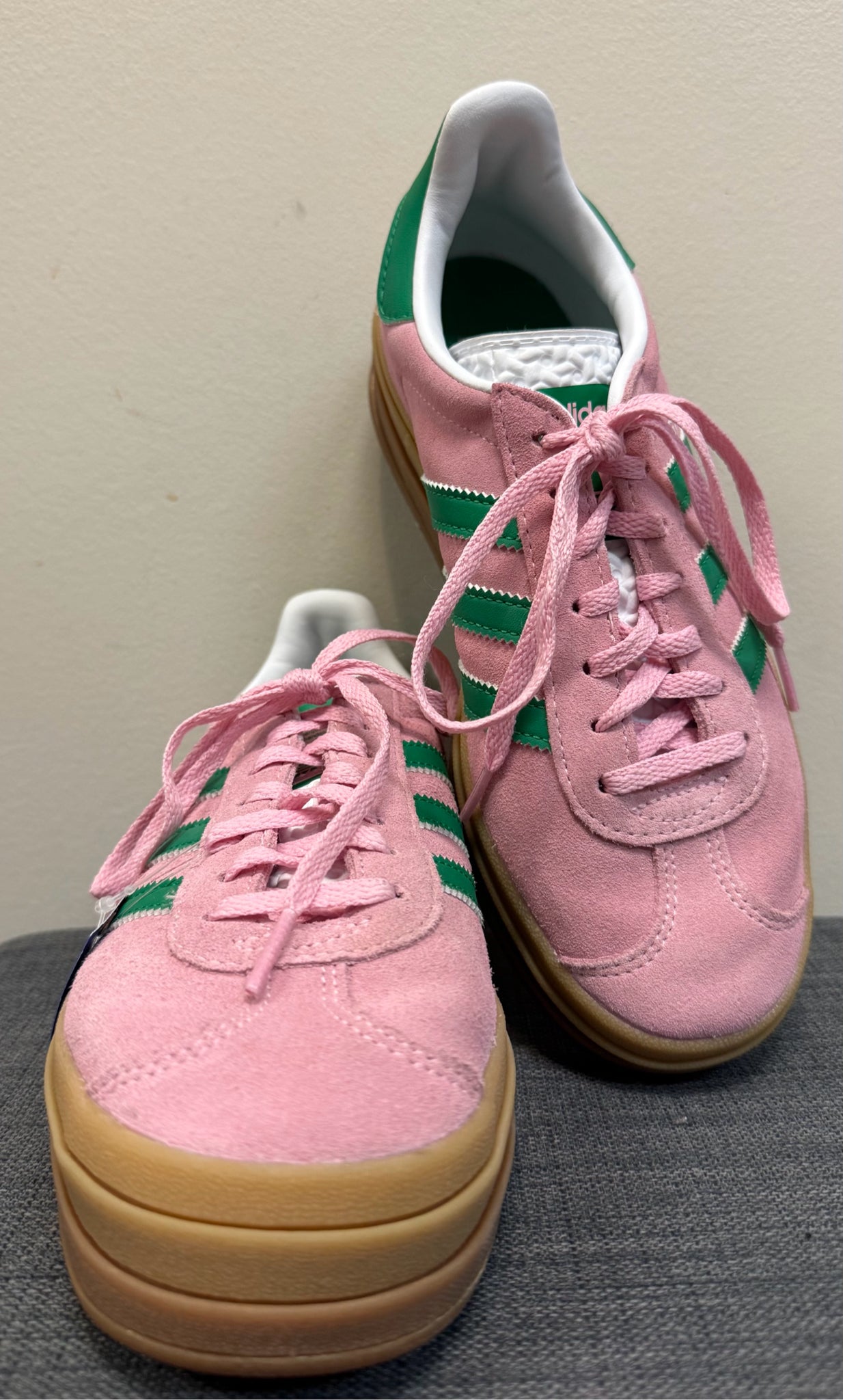 6.5 ADIDAS PINK AND GREEN Sneakers