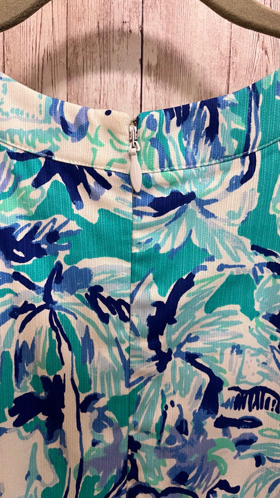 LILLY PULITZER Size 16 BLUE AND WHITE Dress