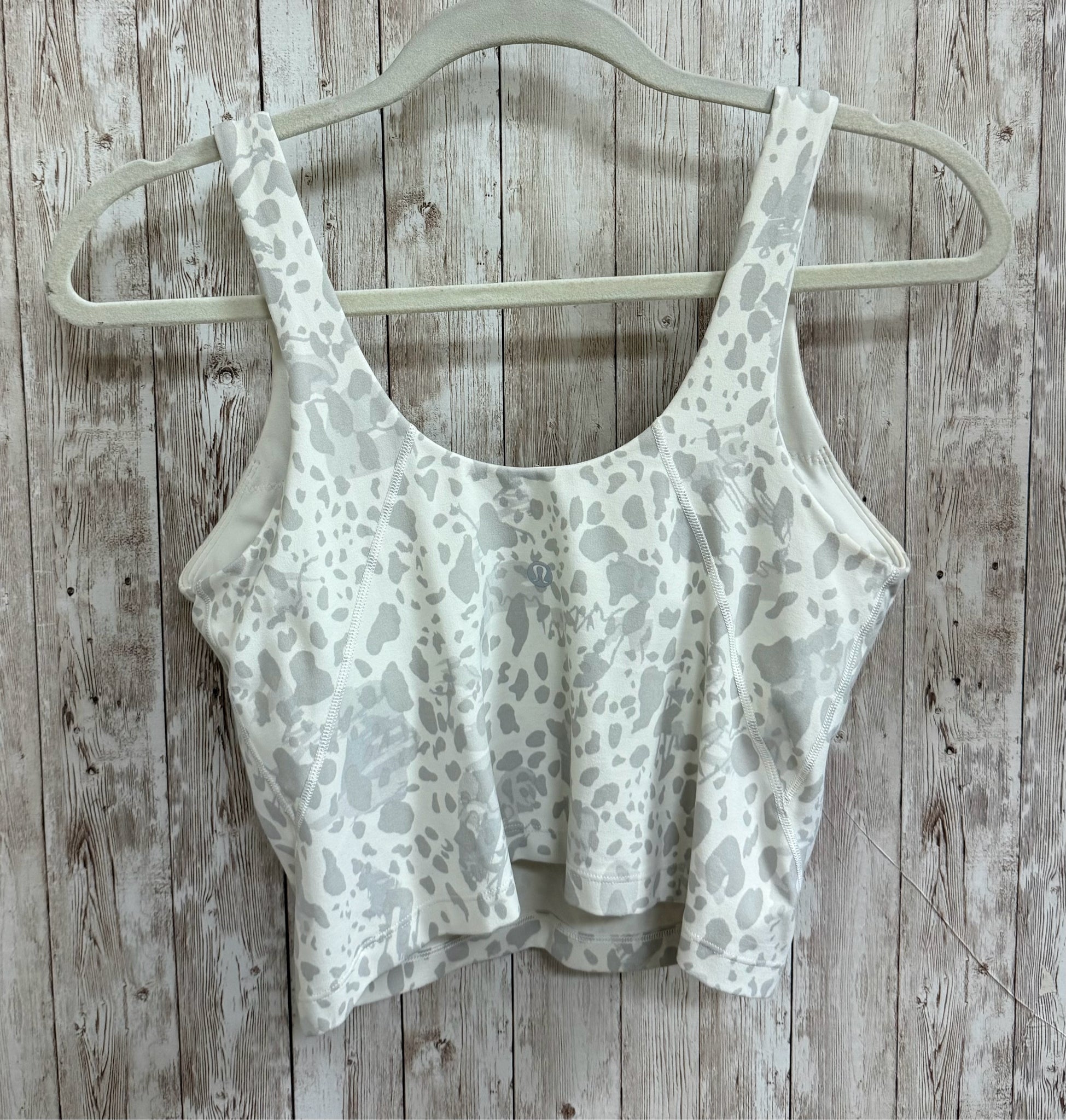 LULULEMON CREAM AND GRAY BRA'S