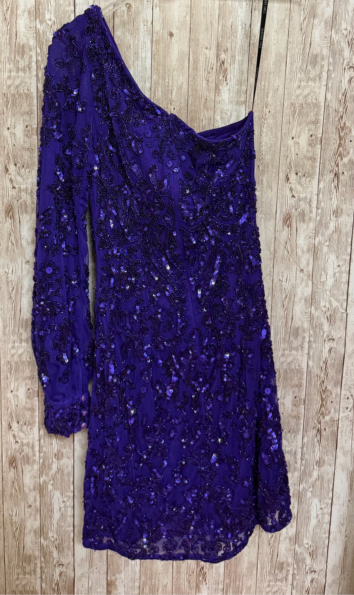 SHERRI HILL Size 2 Purple Dress