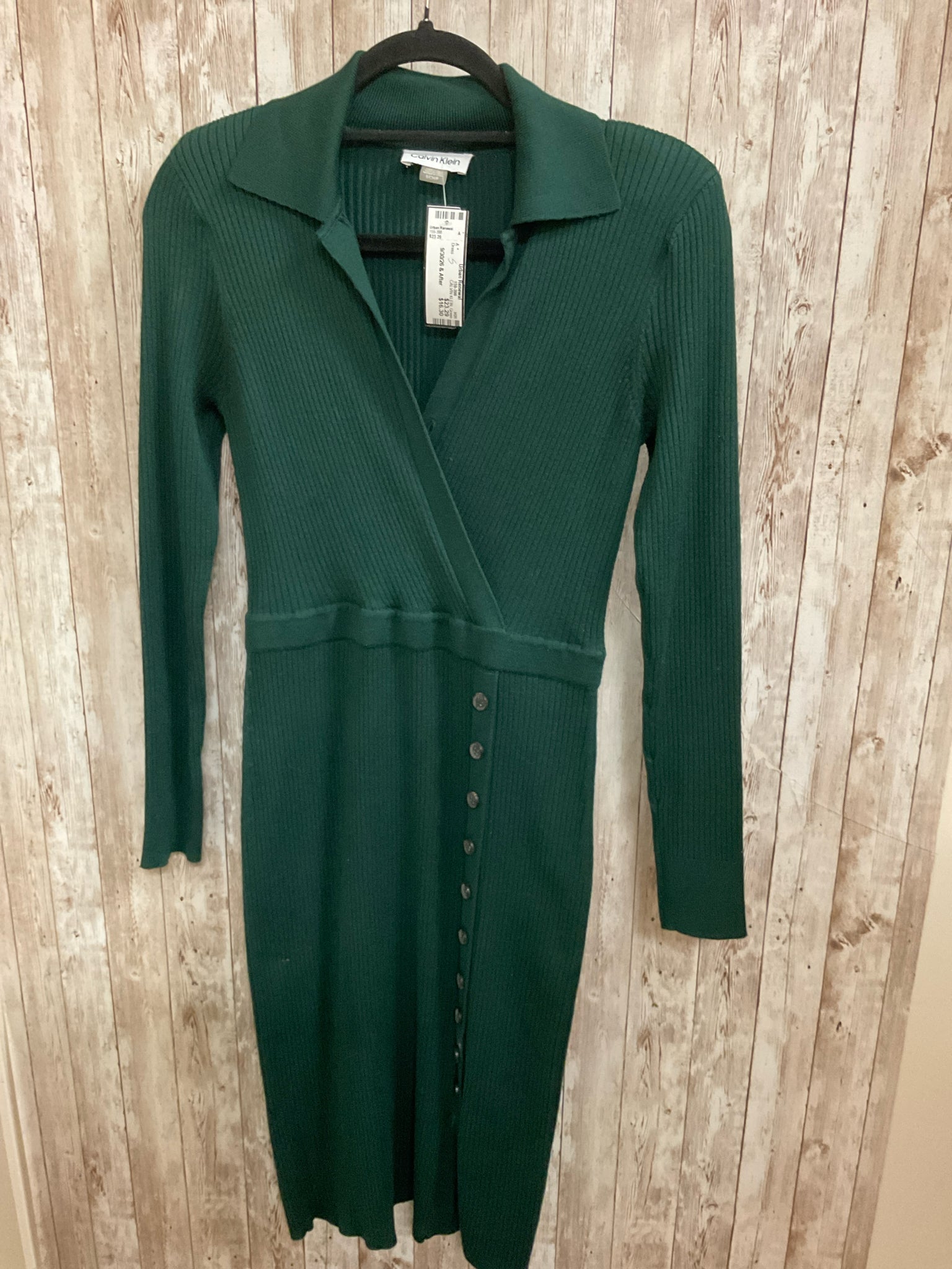 CALVIN KLEIN Green Dress