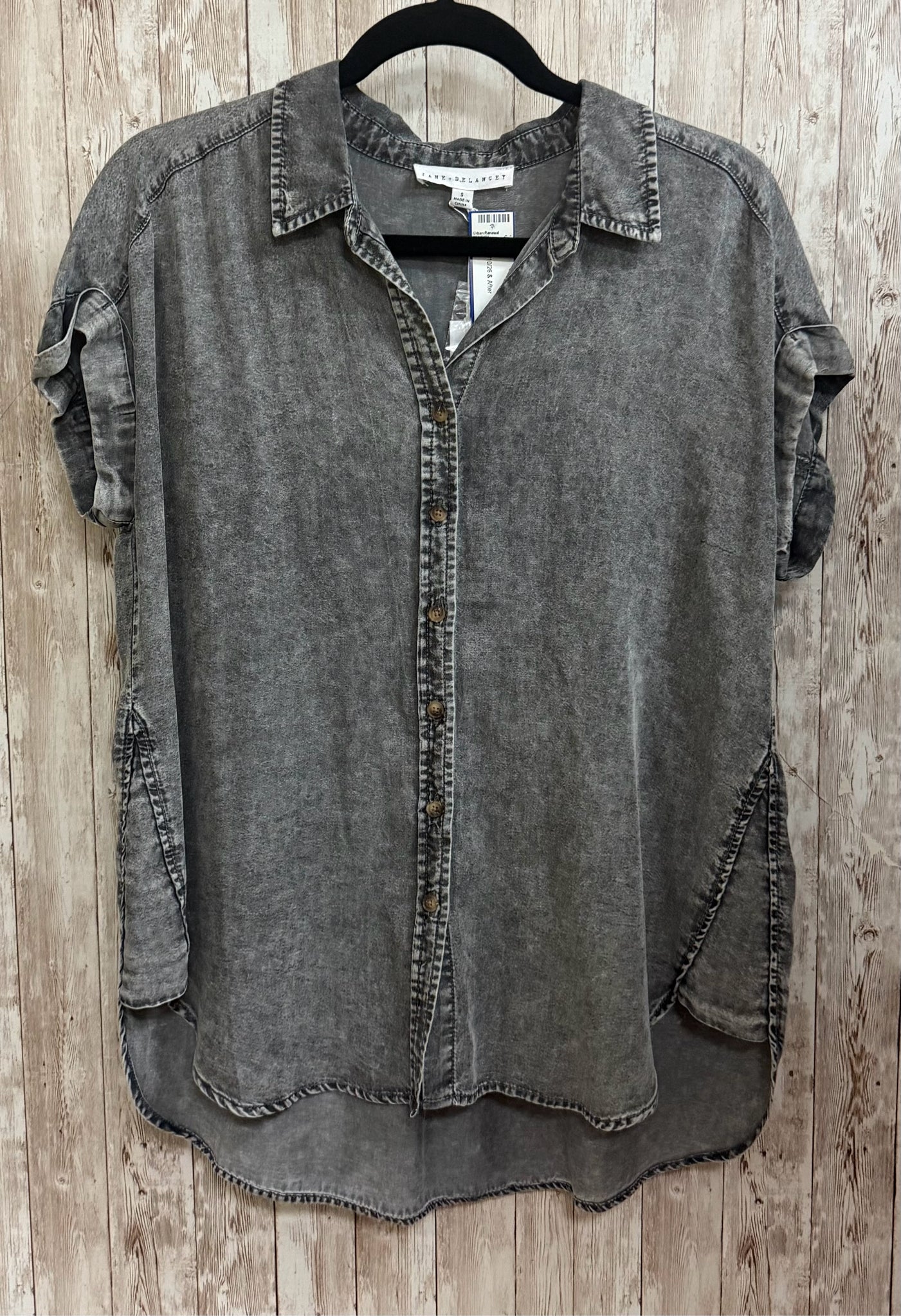 Size S JANE + DELANCEY Charcoal Top