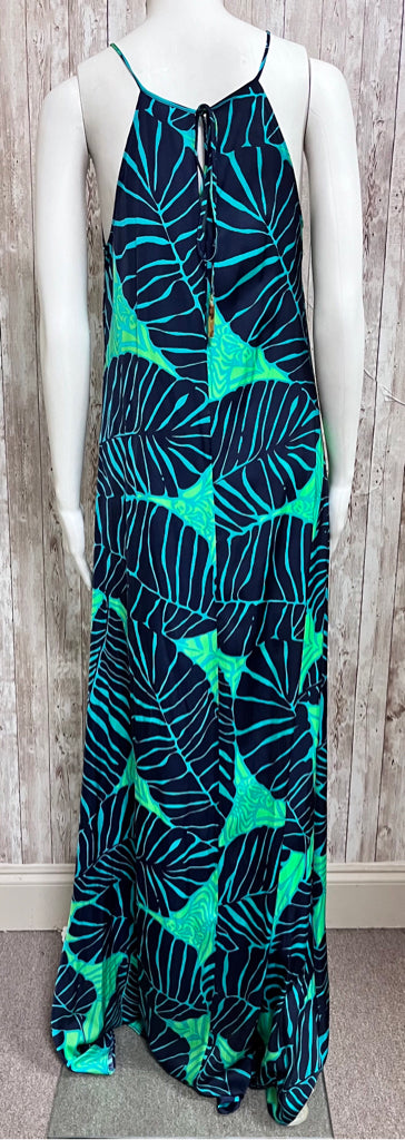 Size M LILLY PULITZER NAVY AND GREEN Dress