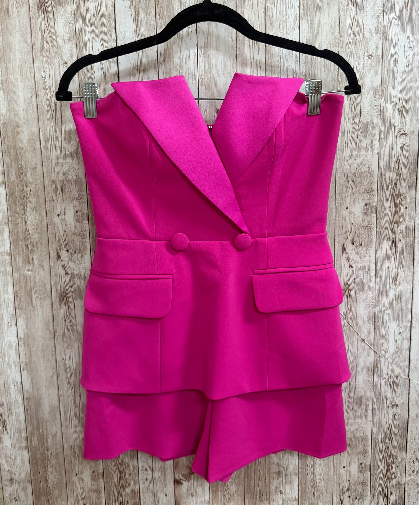Size 4 JAY GODFREY Hot Pink Romper