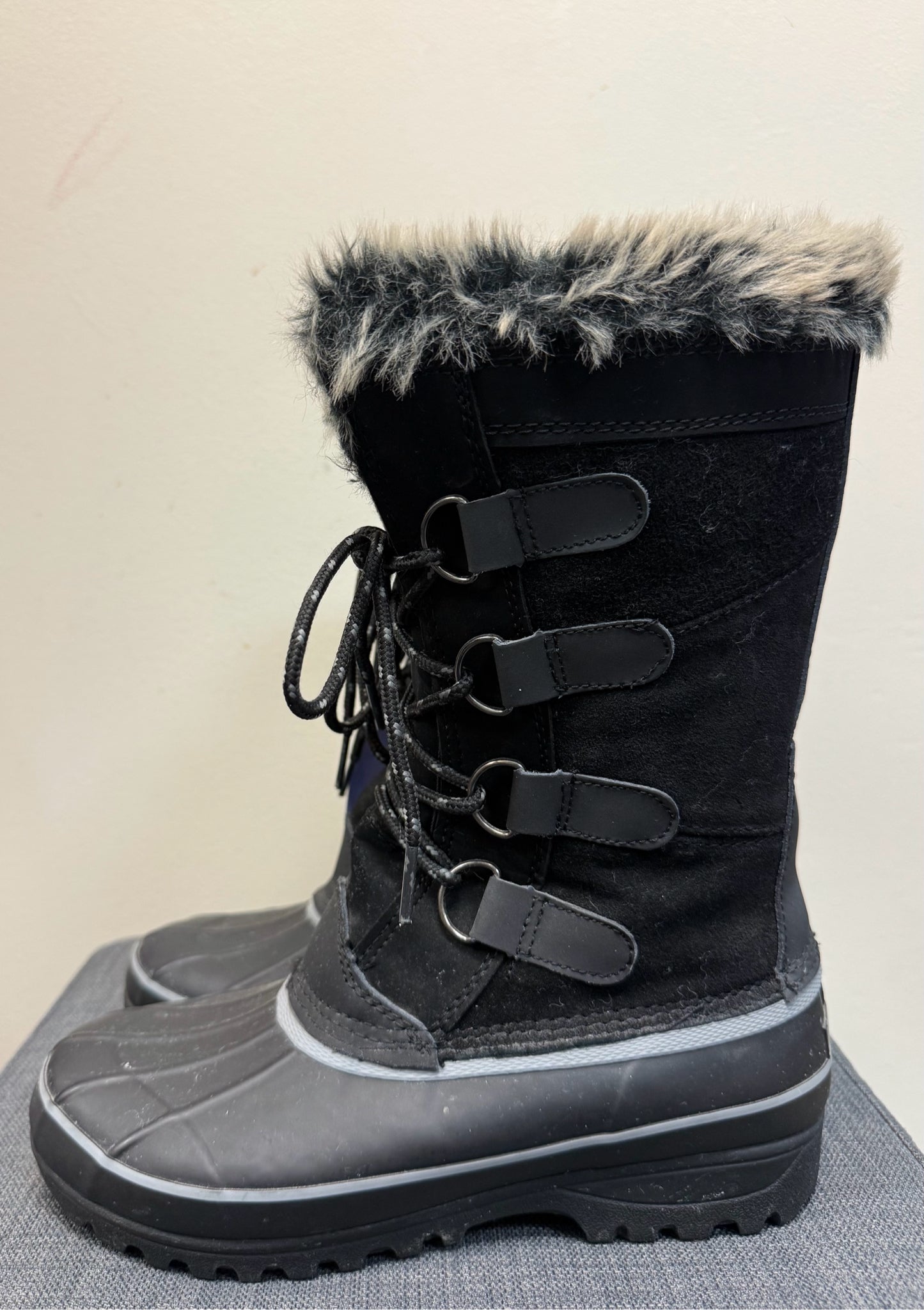 7 KHOMBU Black Boots