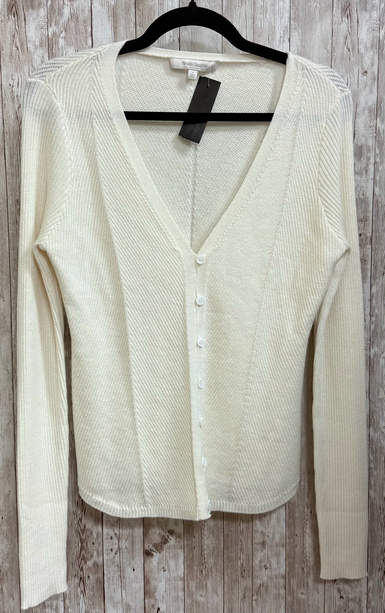 Size M FAVORITE DAUGHTER Cream Cardigan