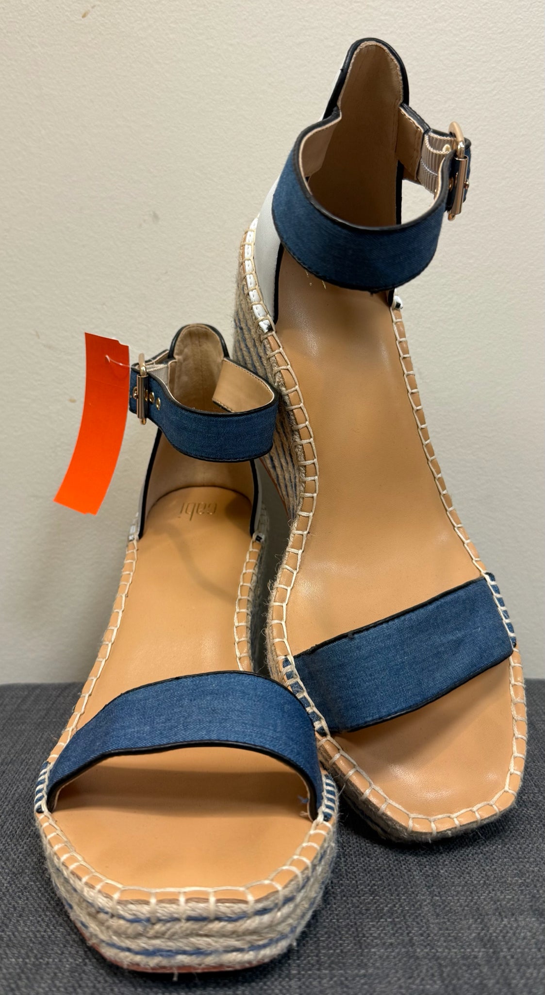 11 CABI NAVY AND WHITE Wedges