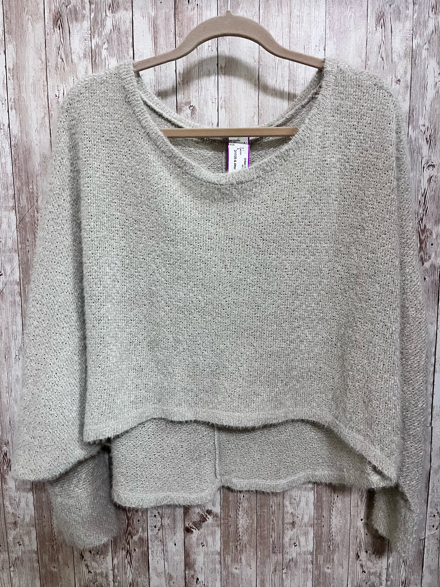 Size L ILLA ILLA Cream Sweater