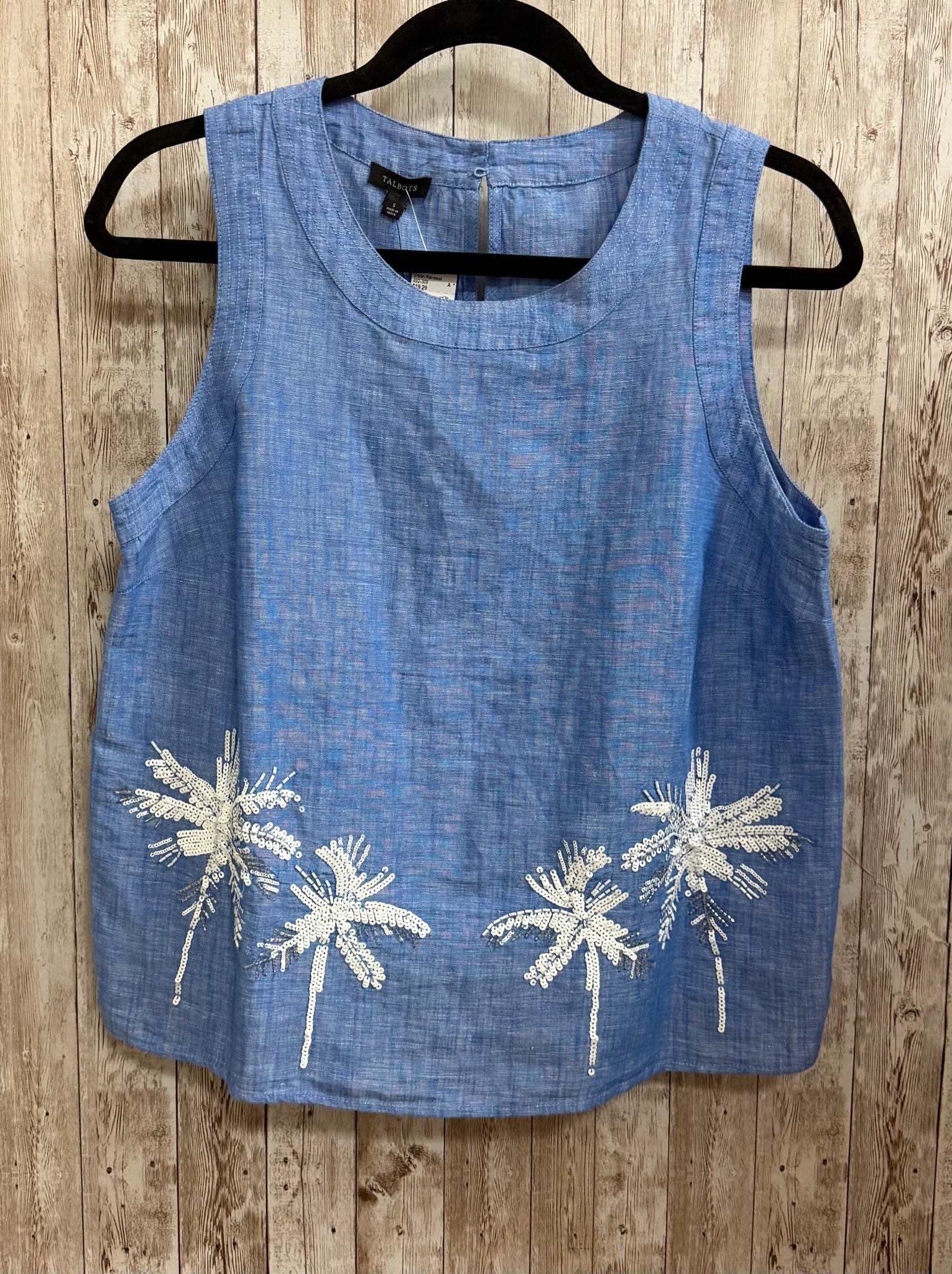 Size S TALBOTS Blue Top