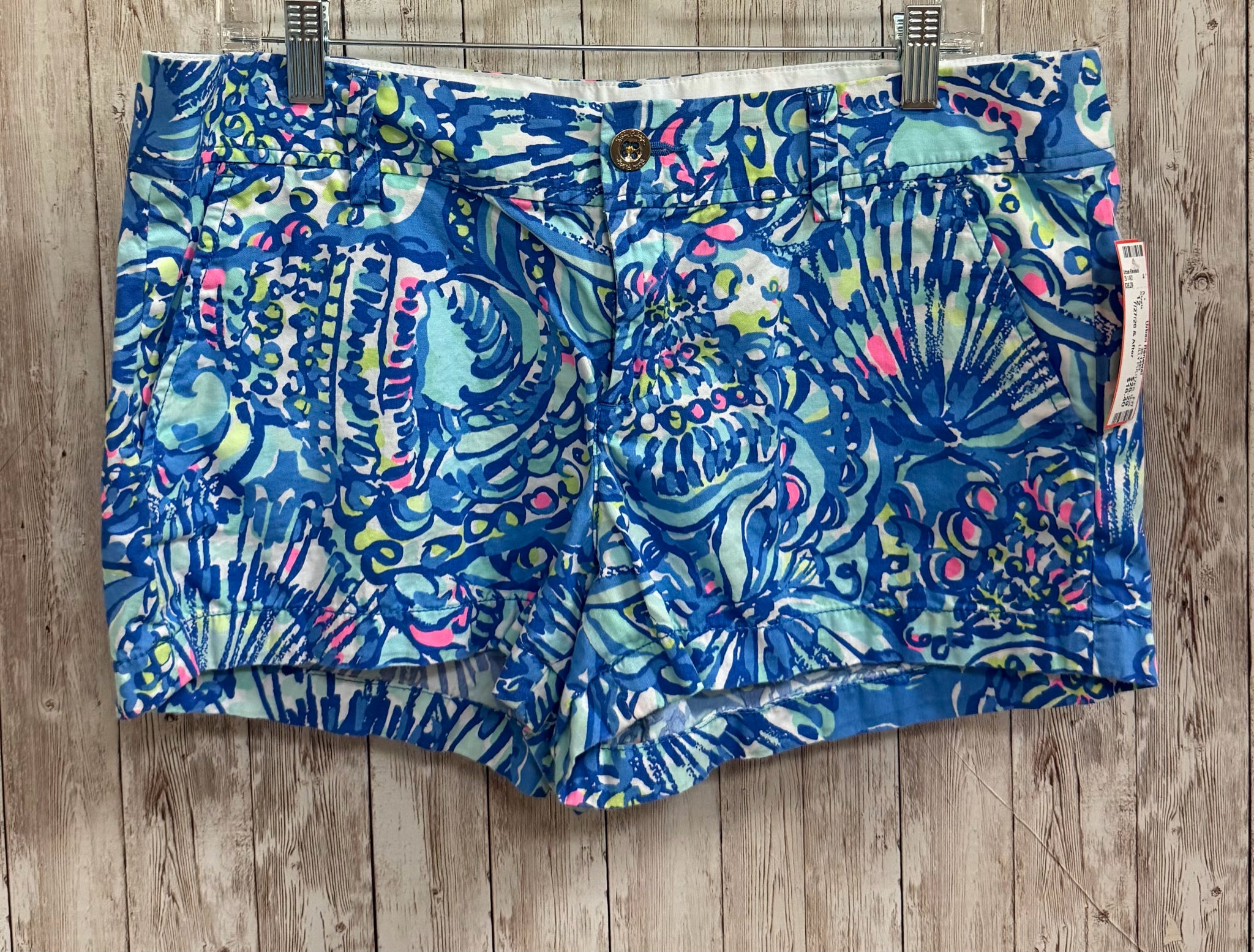 Size 12 LILLY PULITZER Blue Print Shorts