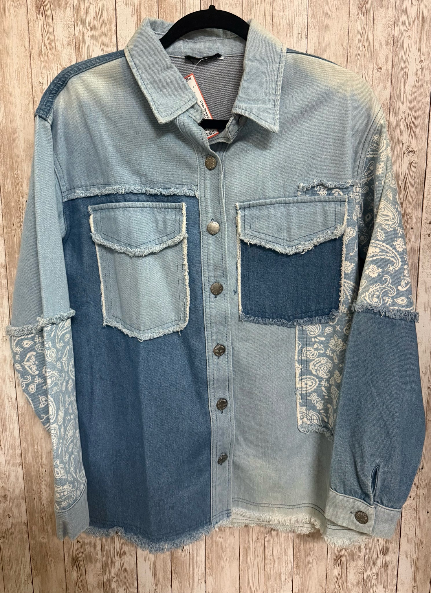 Size S MISS ME Denim Top