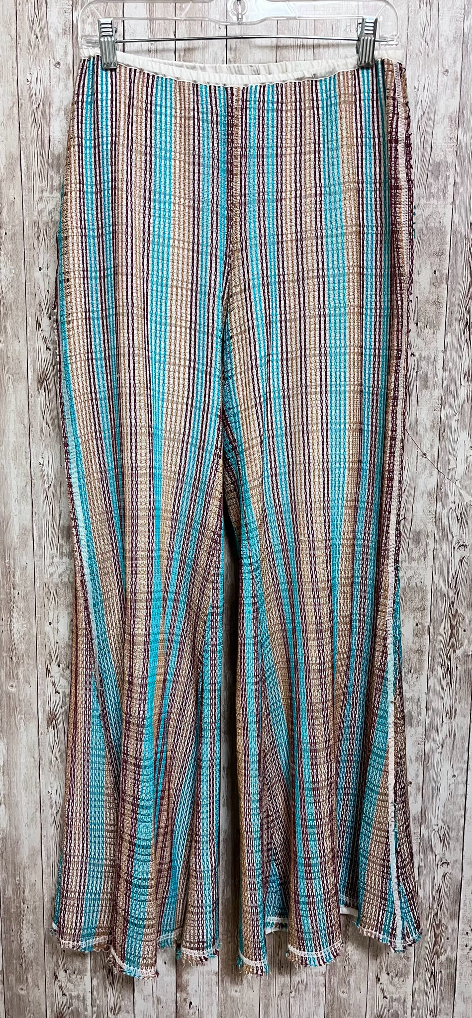 MISSONI TURQUOISE AND BROWN PRINT Size M/L Pants