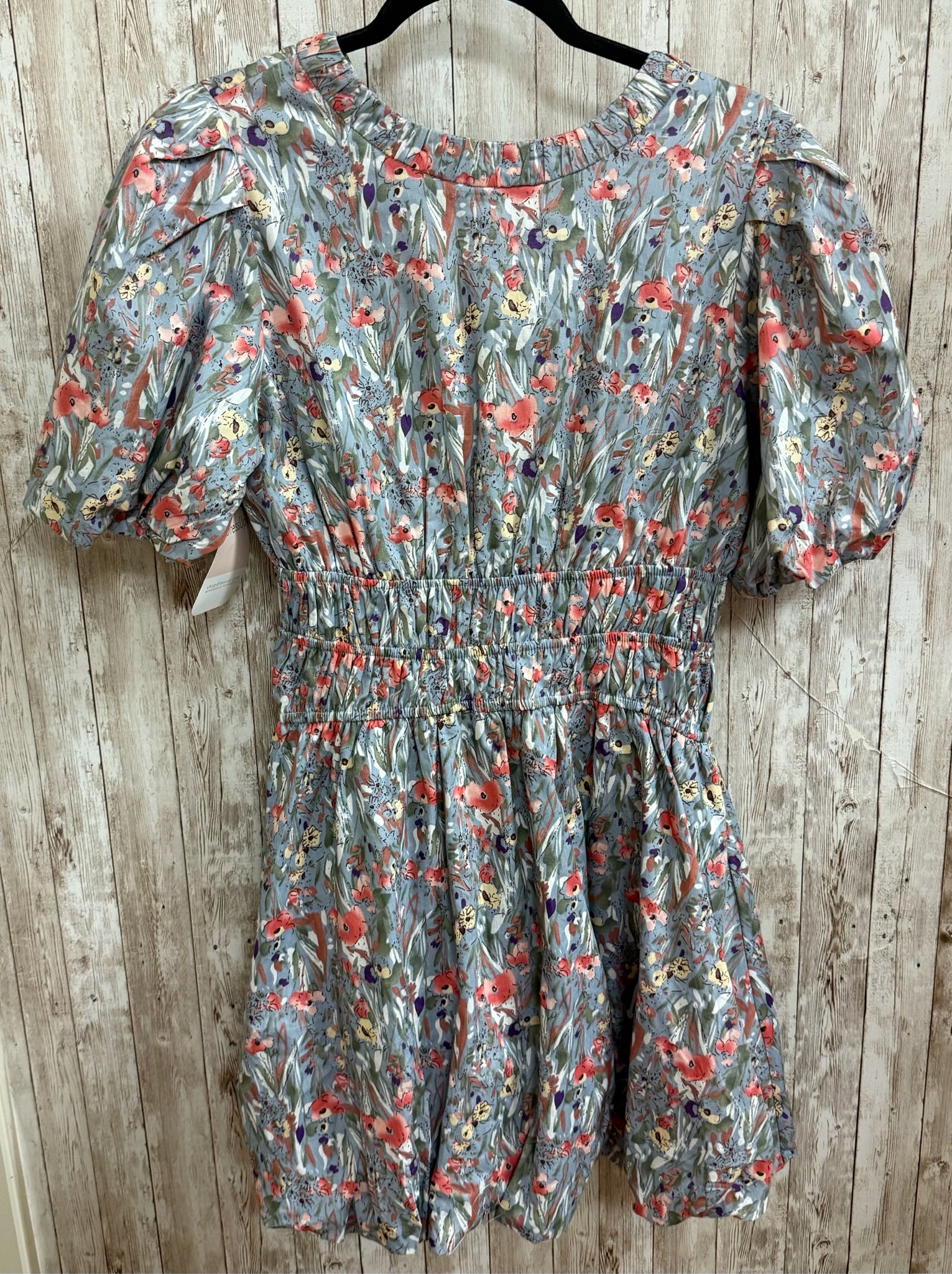 Size L &MERCI BLUE FLORAL Dress