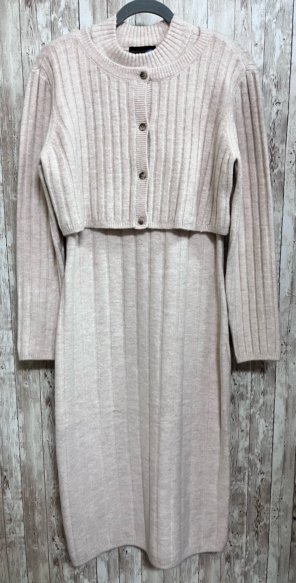 Size L HOUSE OF HARLOW Blush 2 PC SET