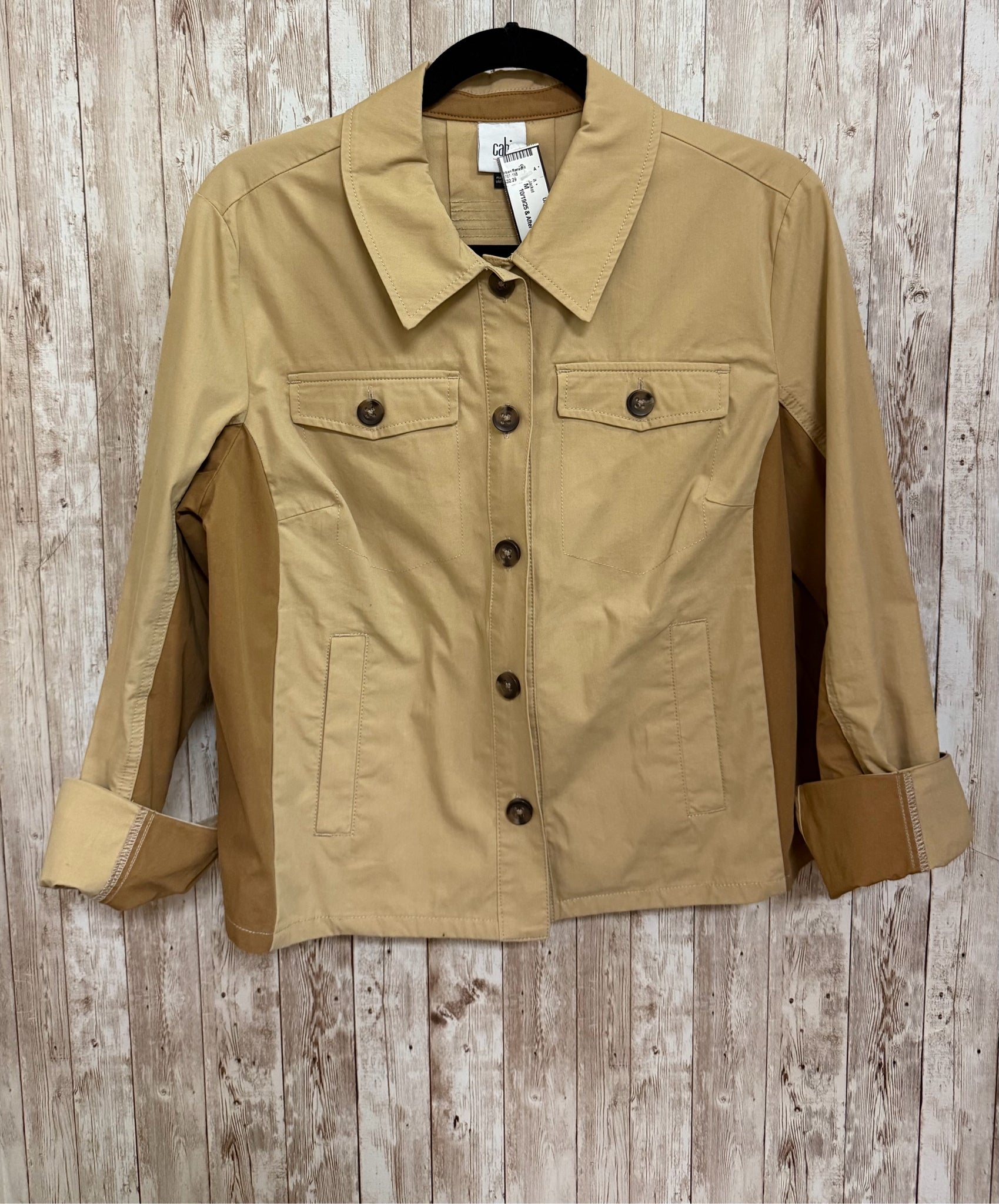 CABI Size M Khaki Jacket