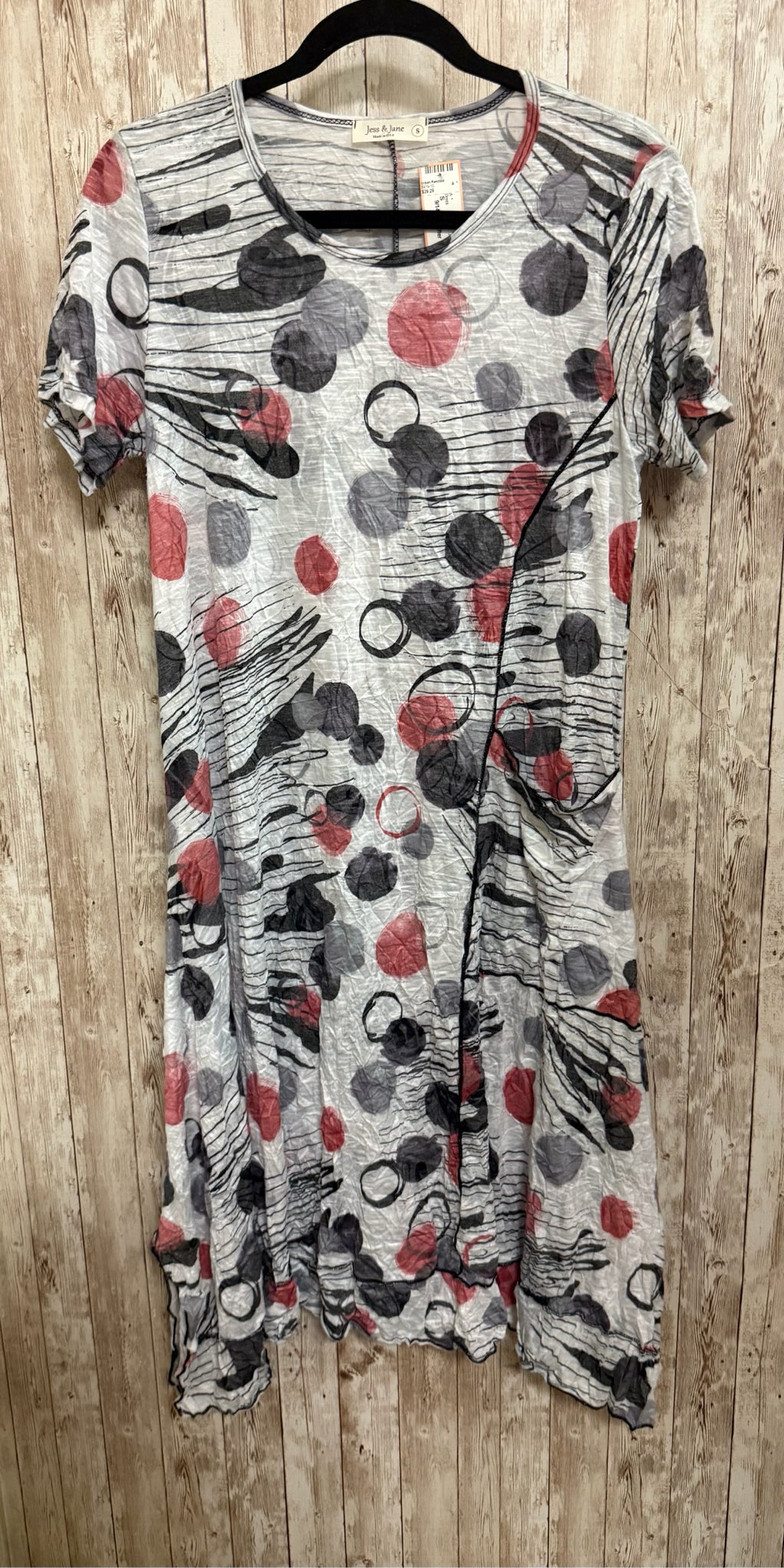 Size S JESS & JANE White and Black Dress