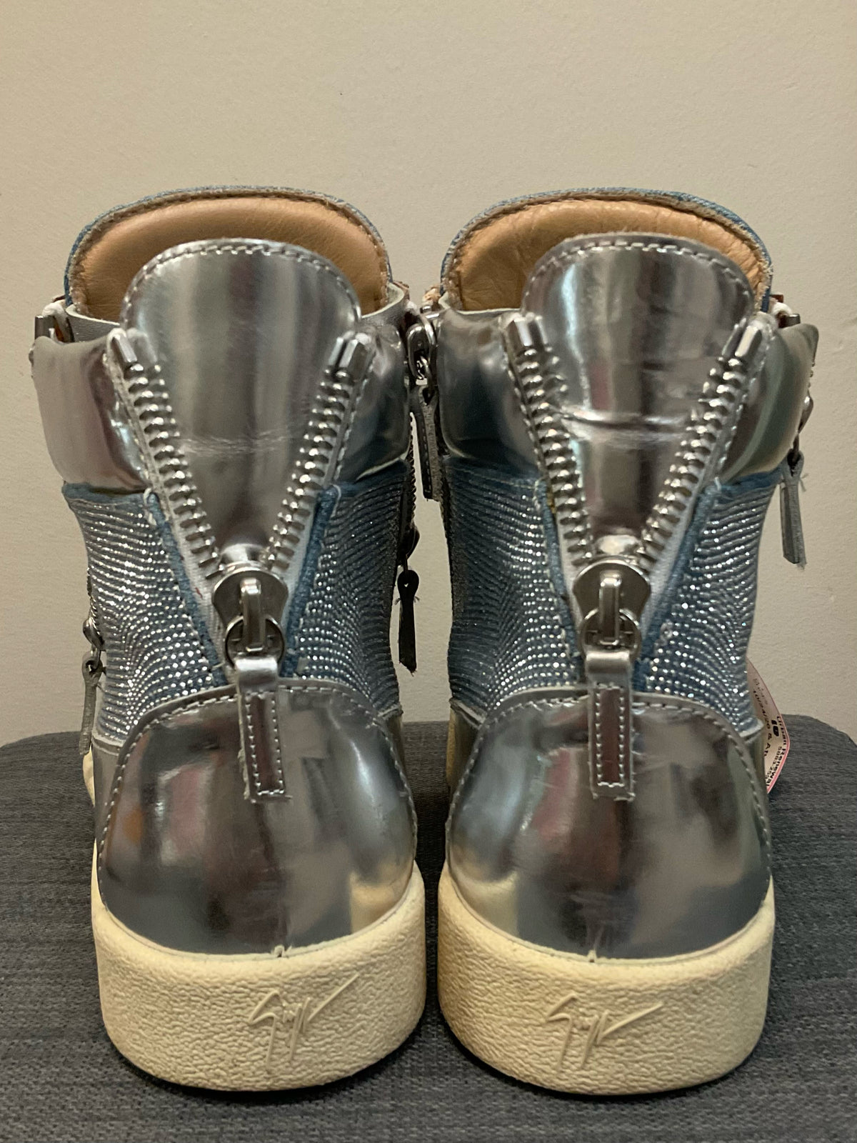 10 GIUSEPPE ZANOTTI Silver SHOES