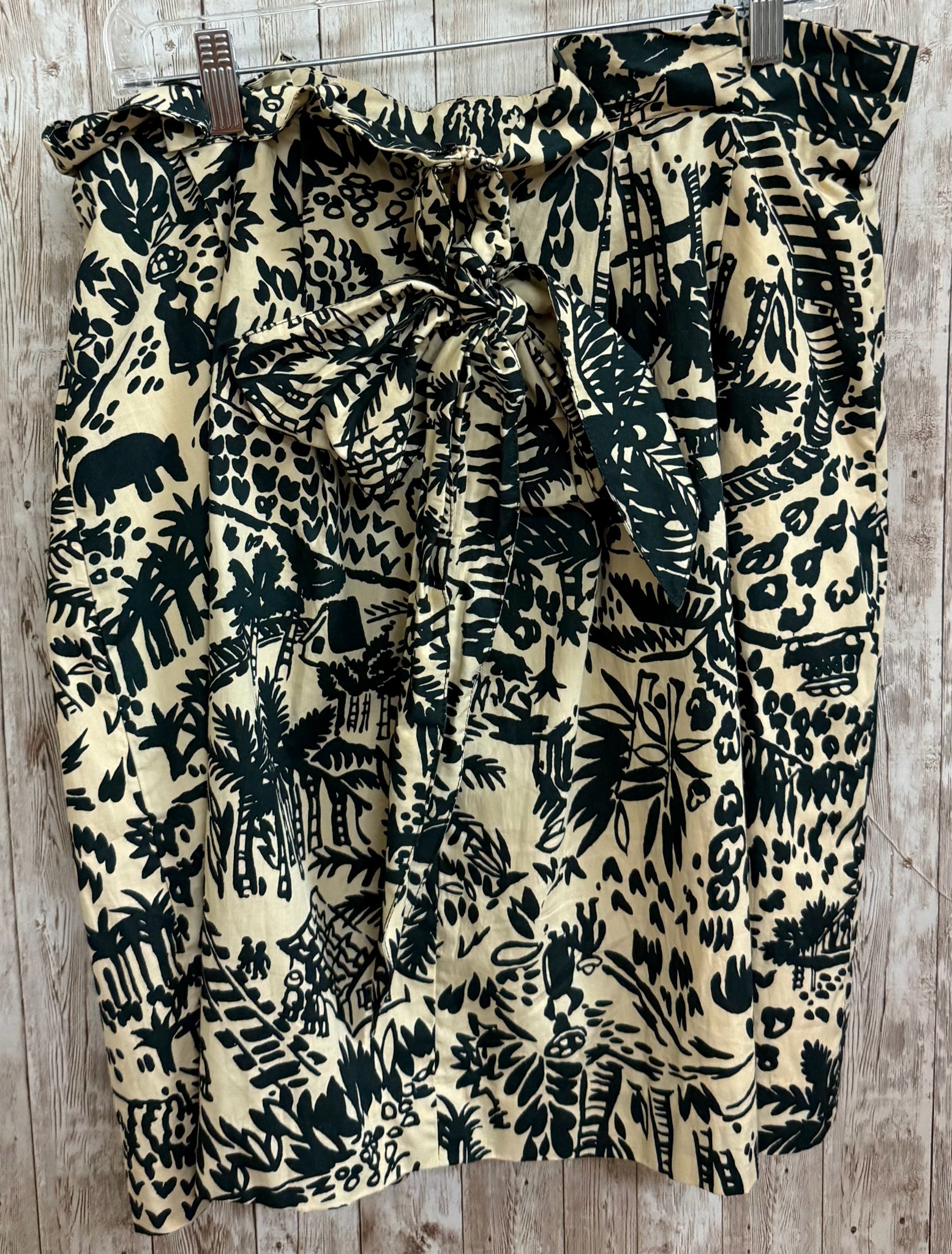 Size 12 COREYLYNN COULTER BLACK AND TAN Skirt