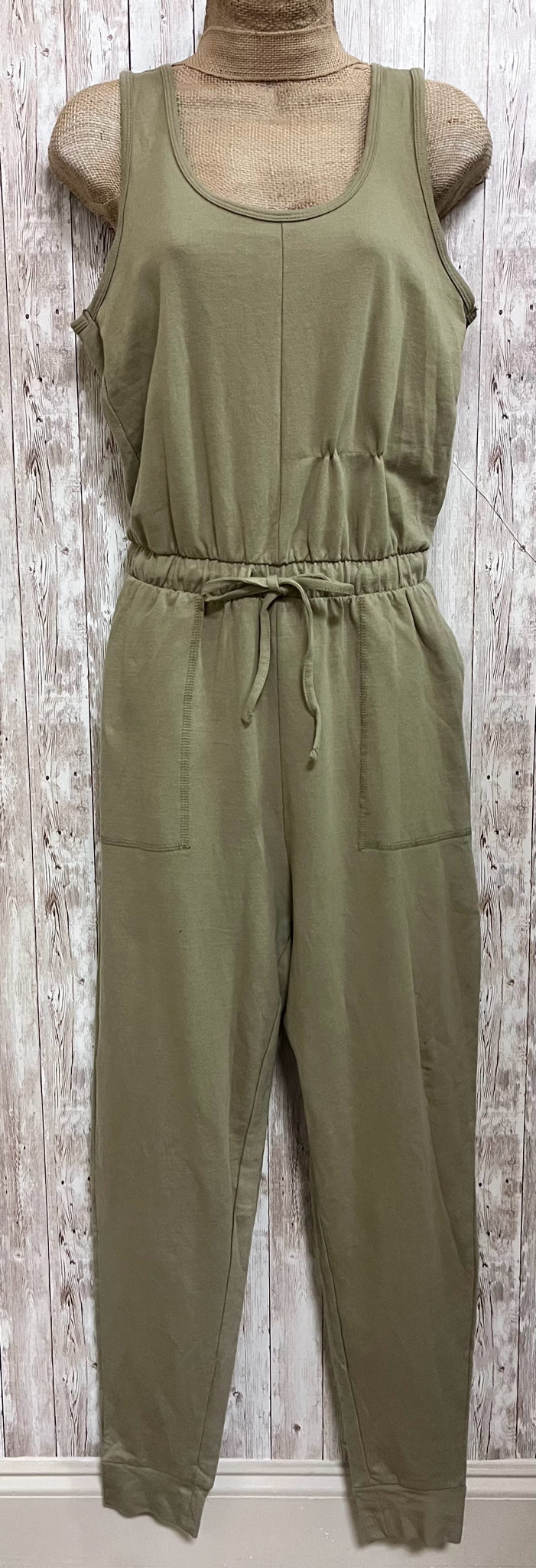 ZENANA Size S Olive 2 PC PANT SET