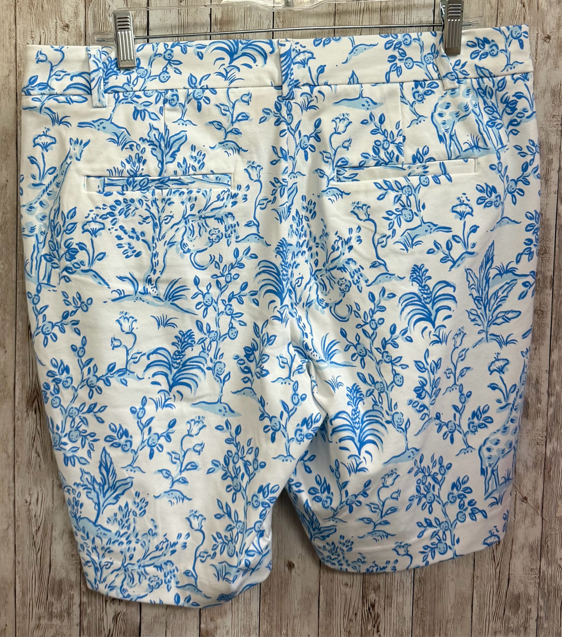 Size 12 LILLY PULITZER WHITE AND BLUE Shorts