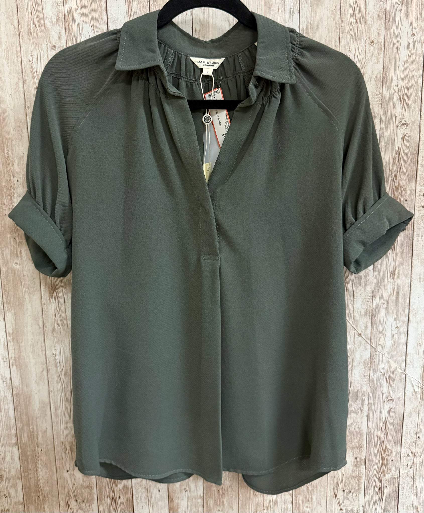 Size S MAX STUDIO Olive Top