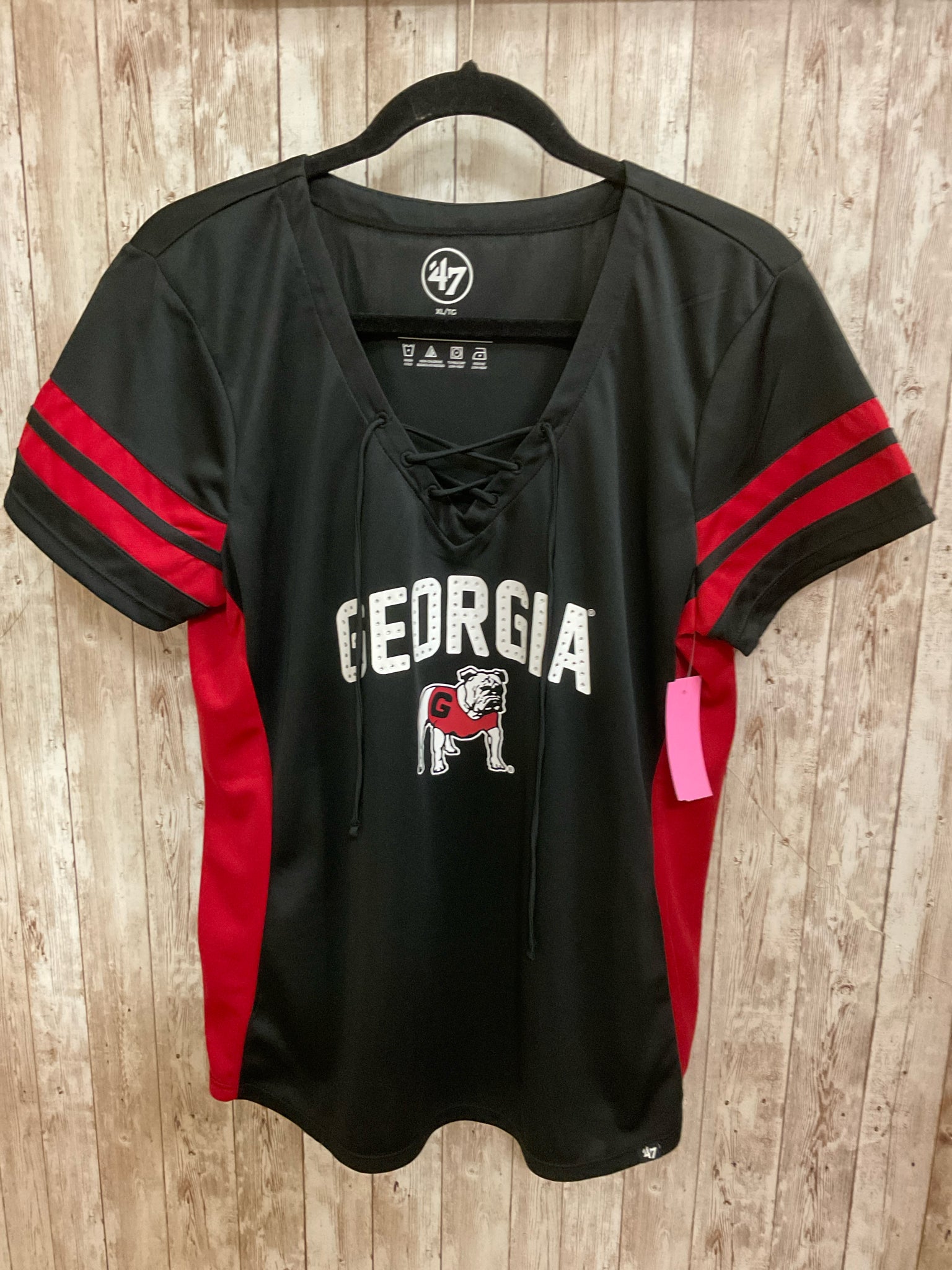 Size XL 47 BLACK AND RED Top