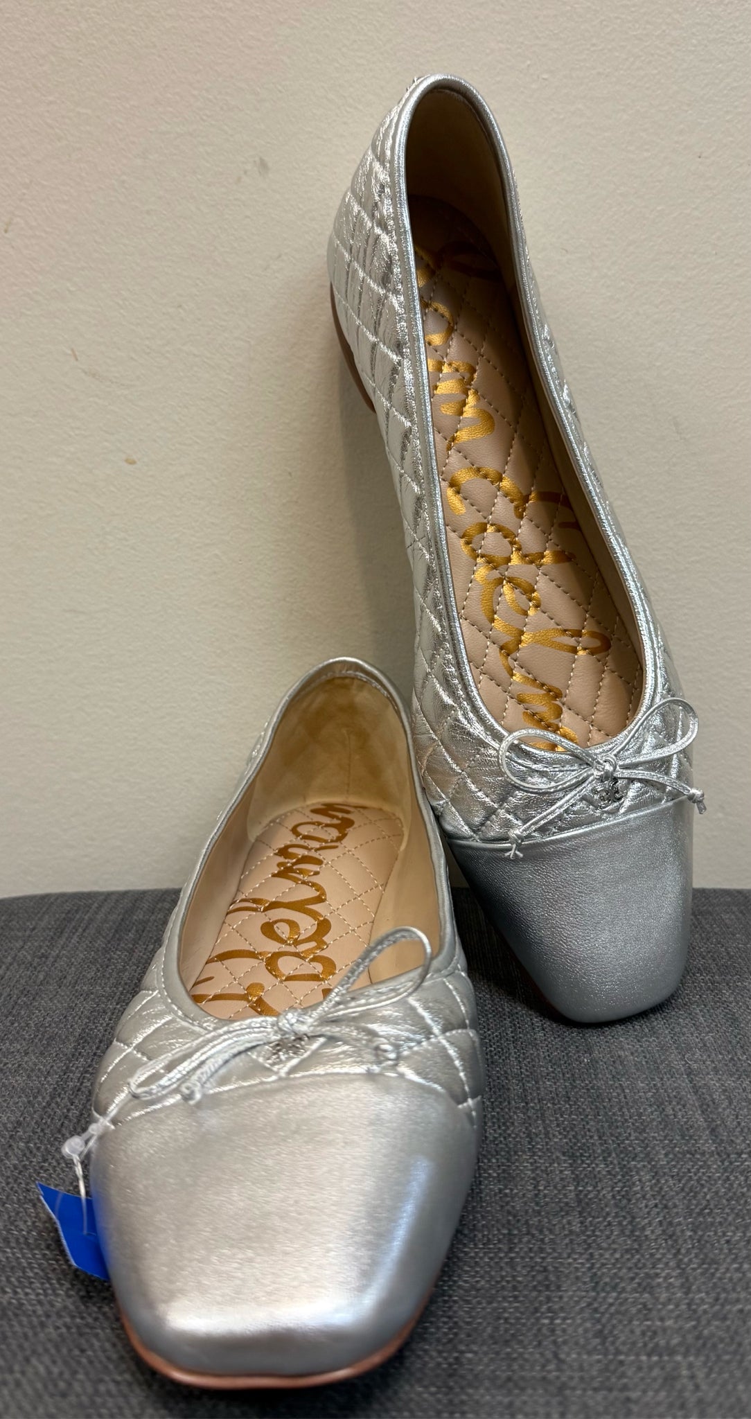 9 SAM EDELMAN Silver SHOES