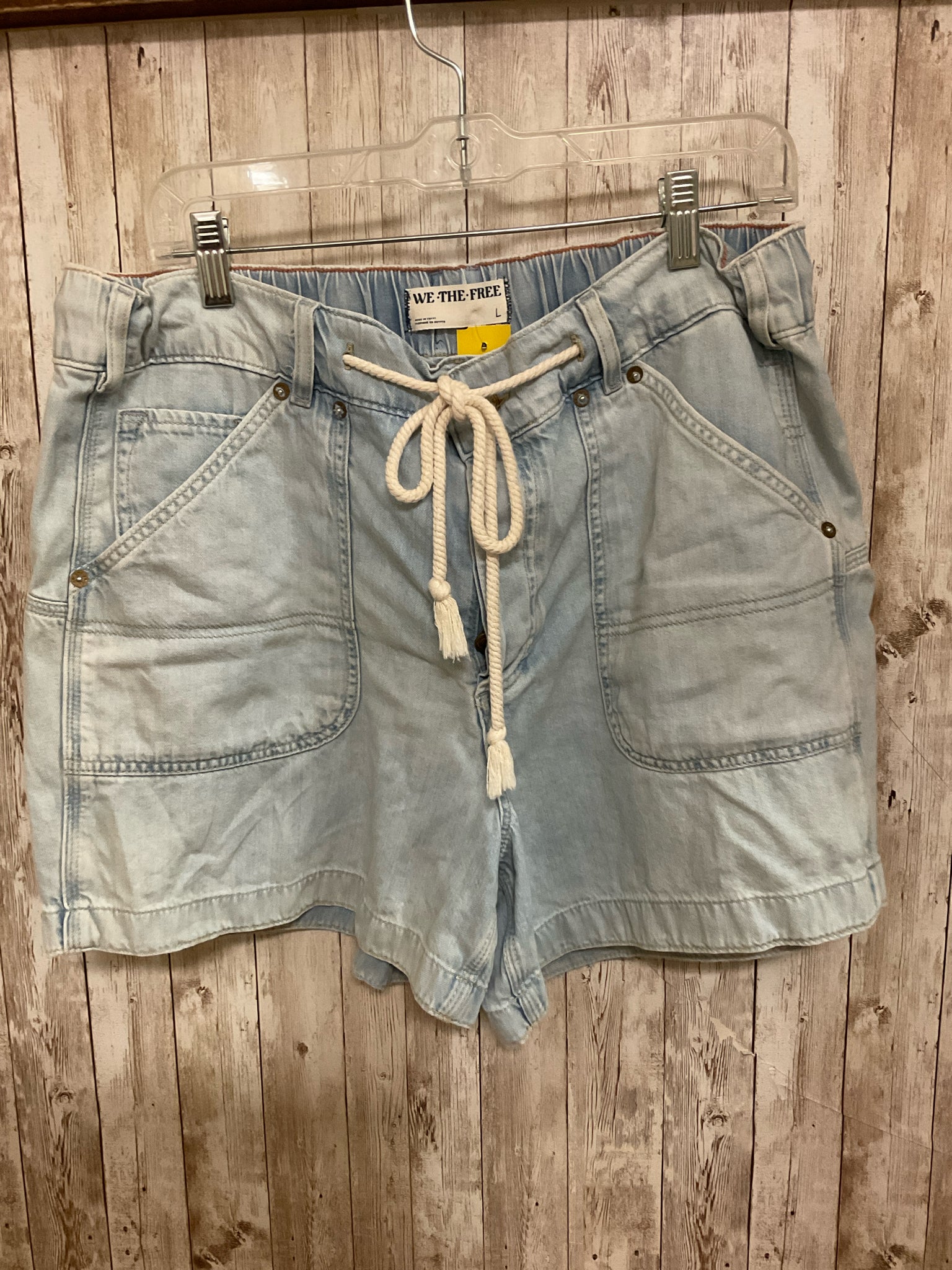 FREE PEOPLE Size L Denim Shorts
