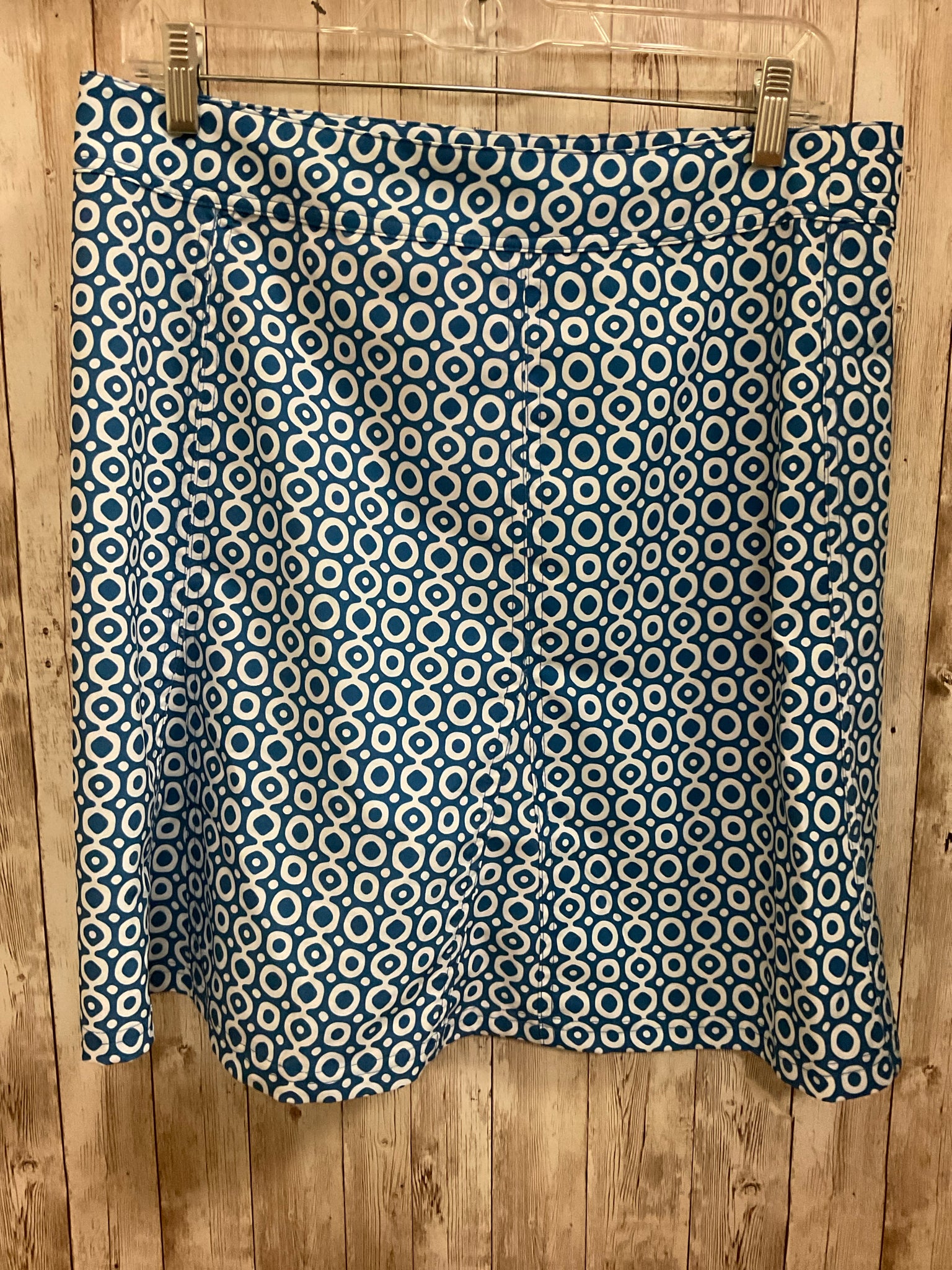 Size M RIP SKIRT BLUE AND WHITE PRINT Skirt