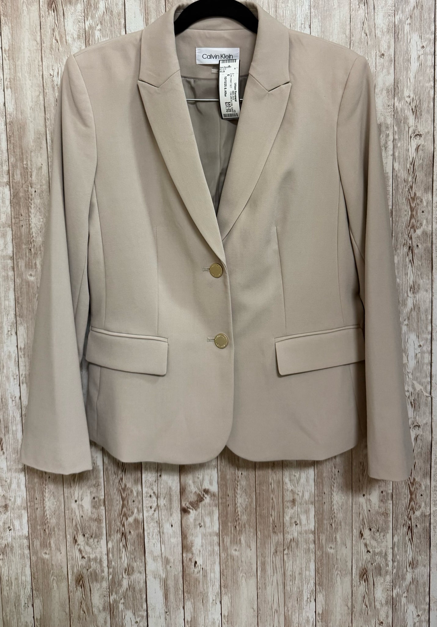 Size 6 CALVIN KLEIN SAND 2 PC PANT SET