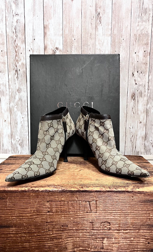 GUCCI 8 Brown Boots