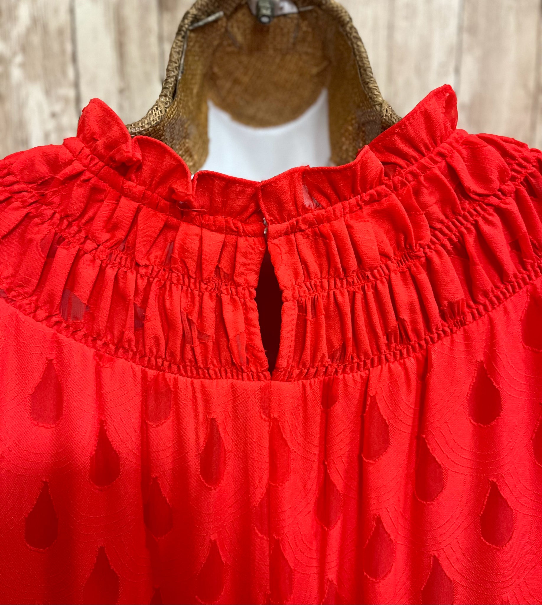 Size 10 DONNA MORGAN Red Dress