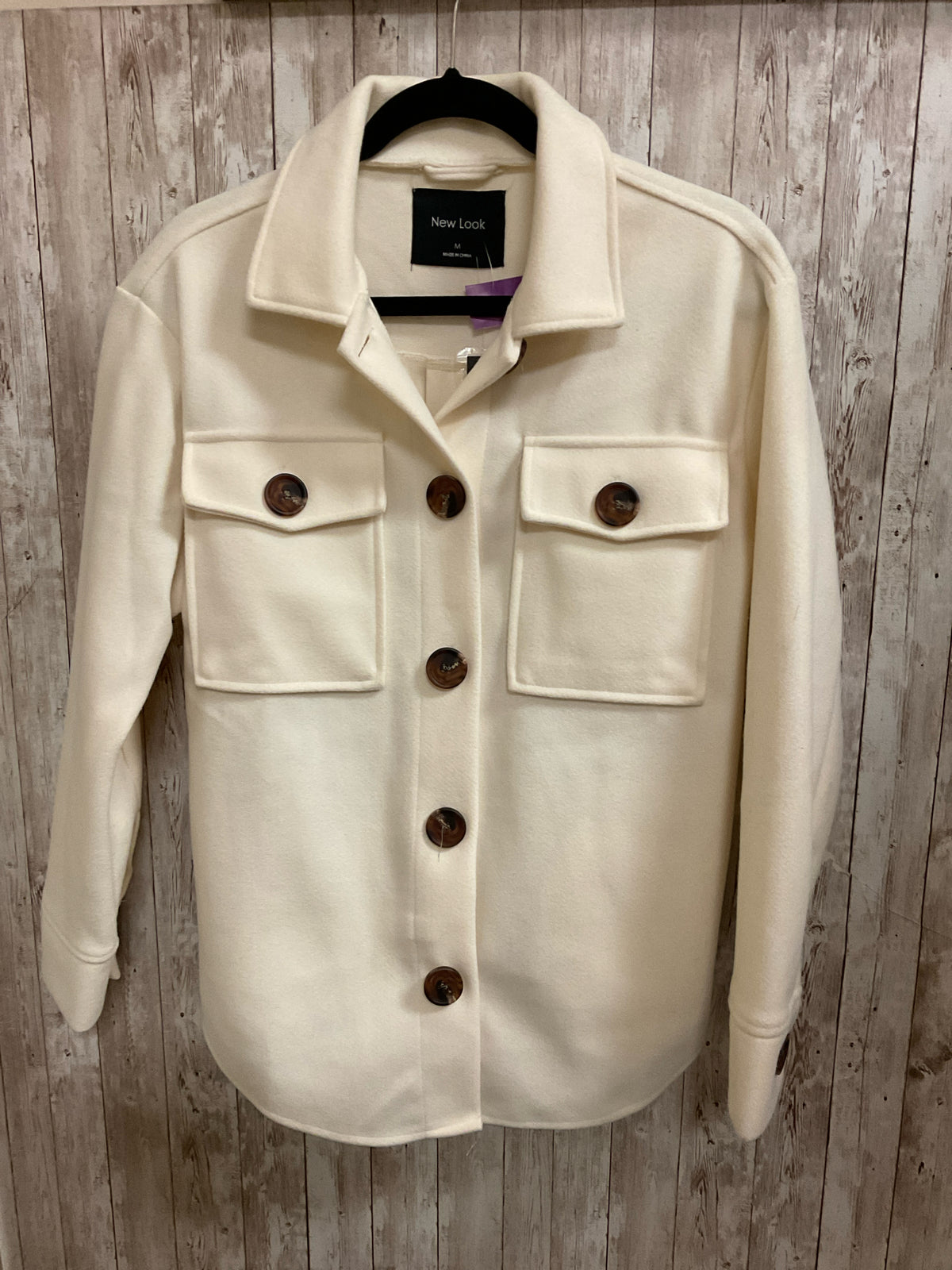 Size M NEW LOOK Cream SHACKET