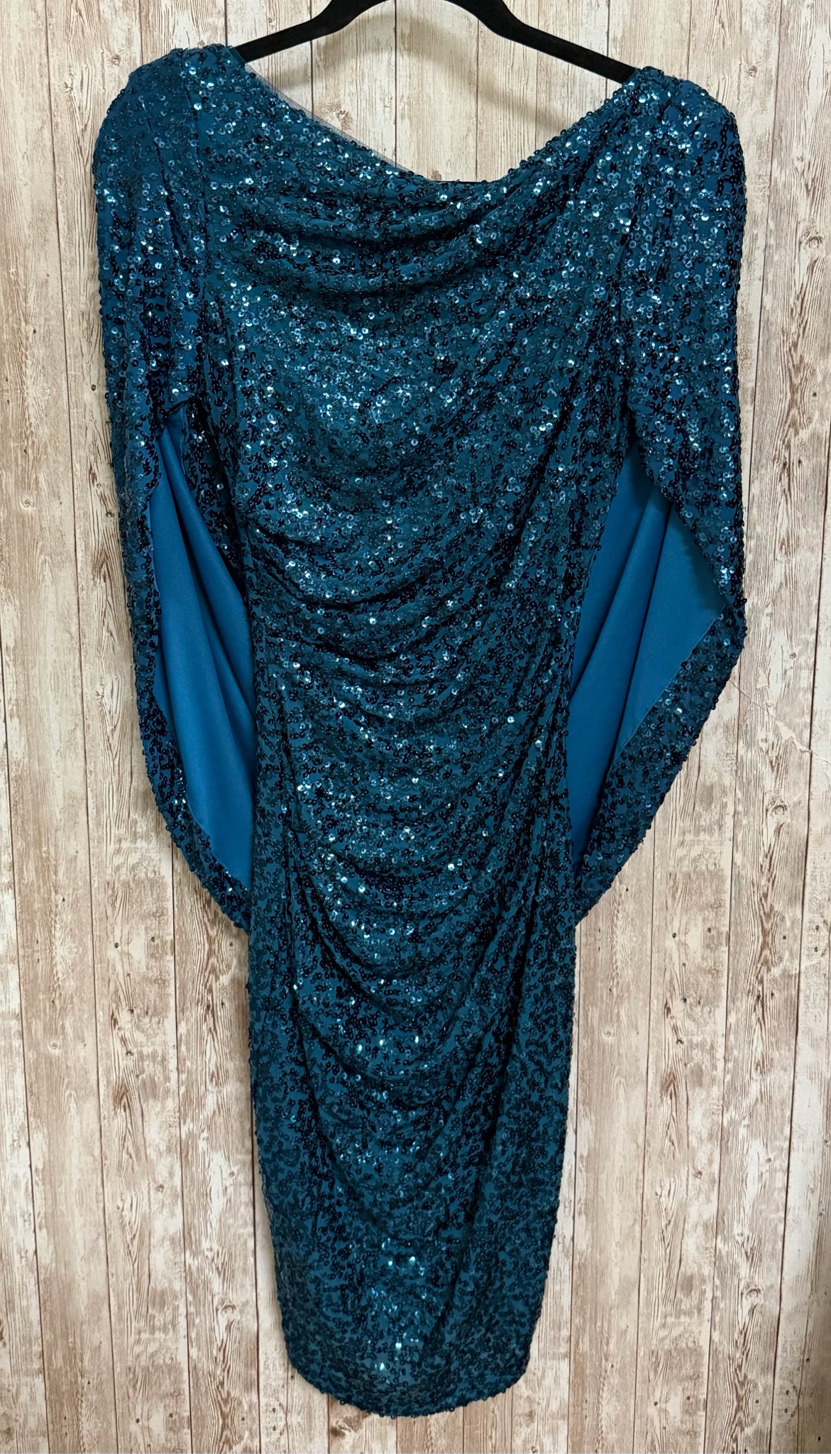 BETSY & ADAM Size 4 Blue Dress
