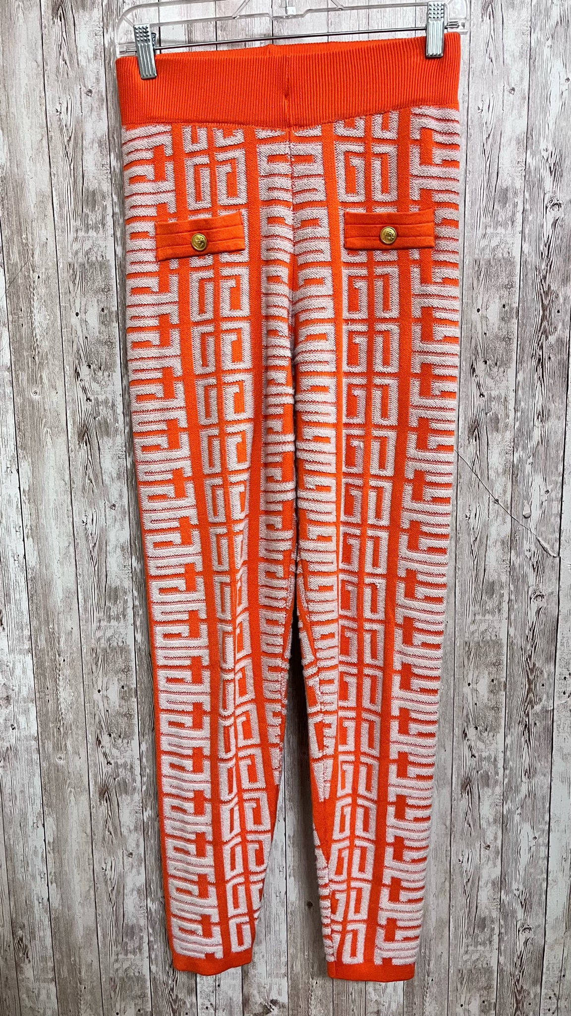 Size L AKIRA Orange Print Pants