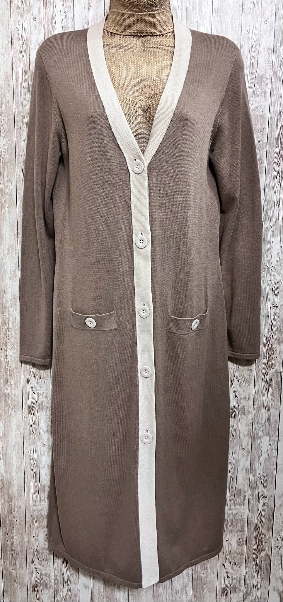 Size S CABI Tan Duster