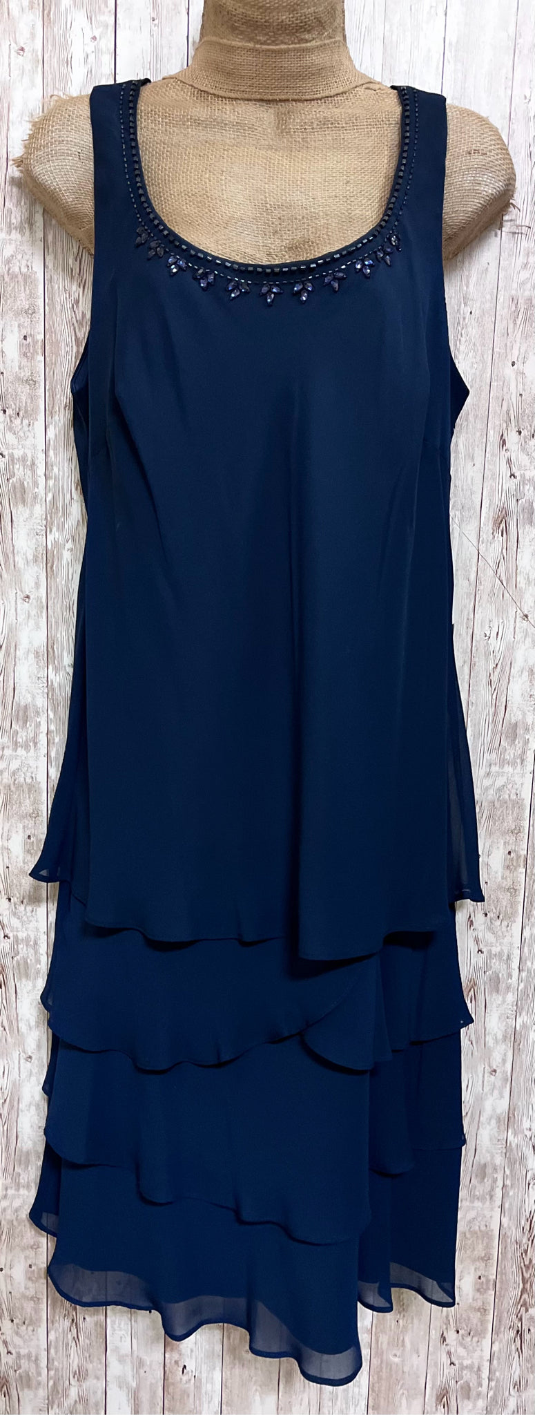 Size 10 SLNY Navy 2 PC Dress