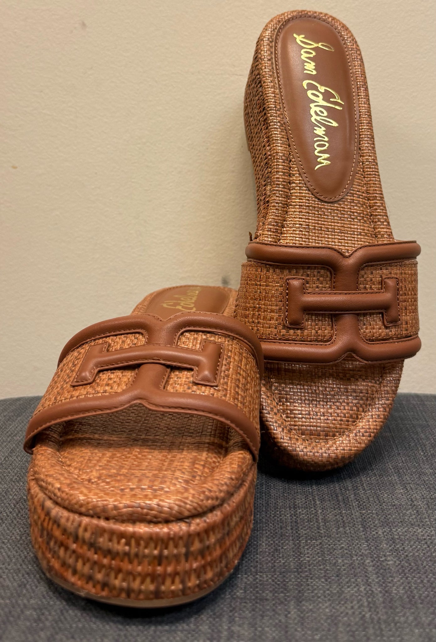 9 SAM EDELMAN Brown Sandals