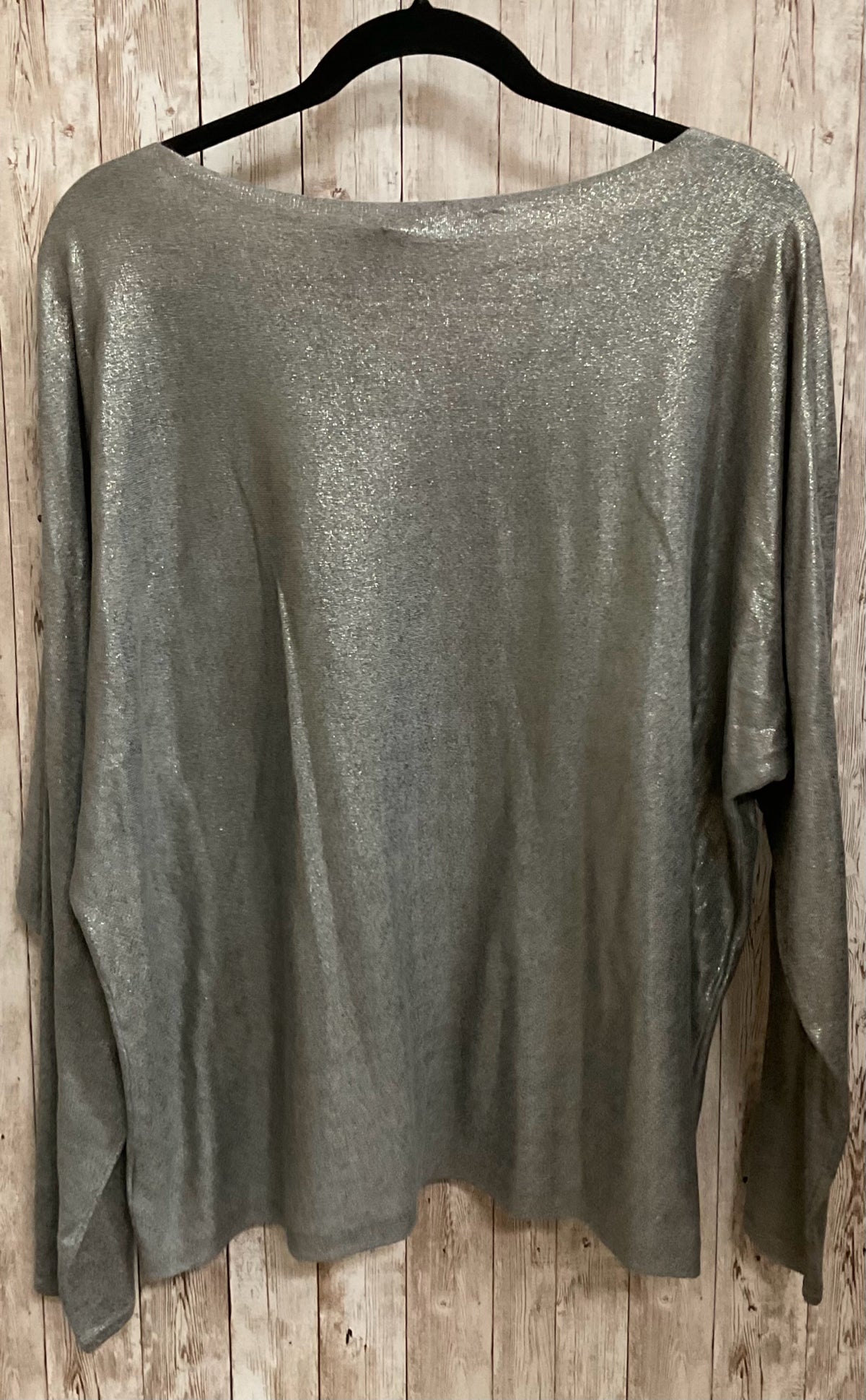 Size XL LAUREN RALPH LAUREN Silver Top