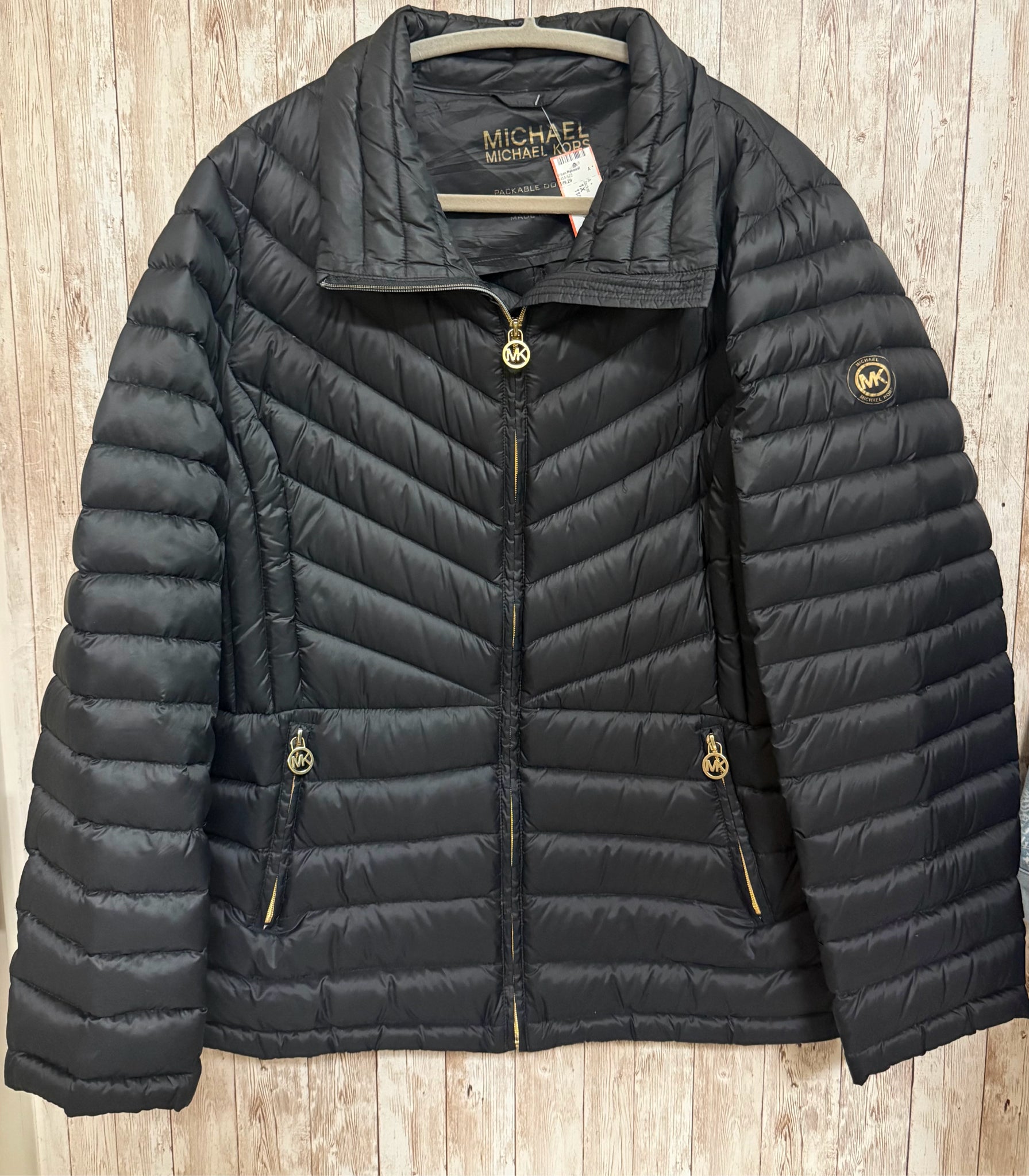 Size 1X MICHAEL Black Jacket