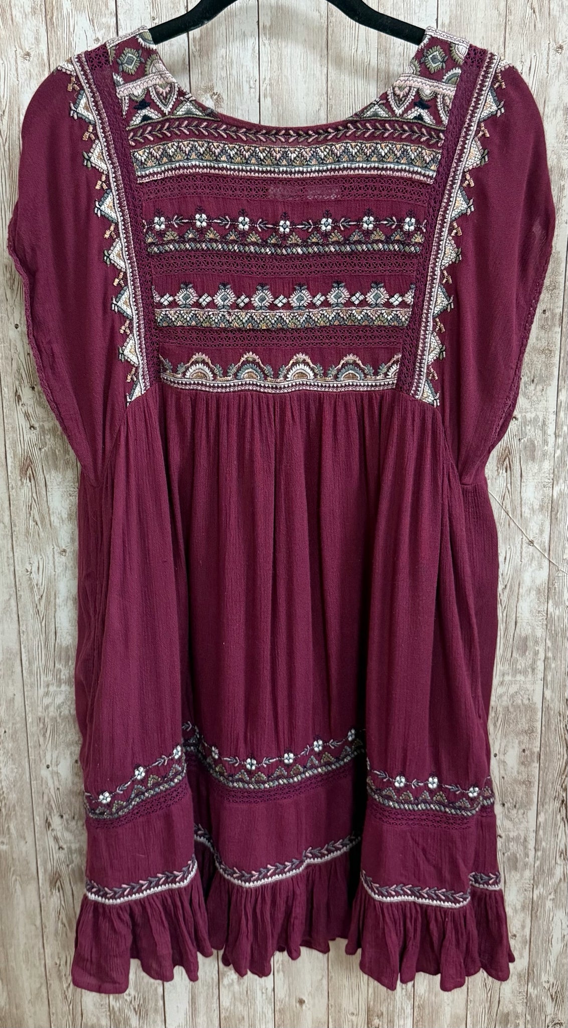 FREE PEOPLE SAFFLOWER BLUE Women Size PURPLE Tunic