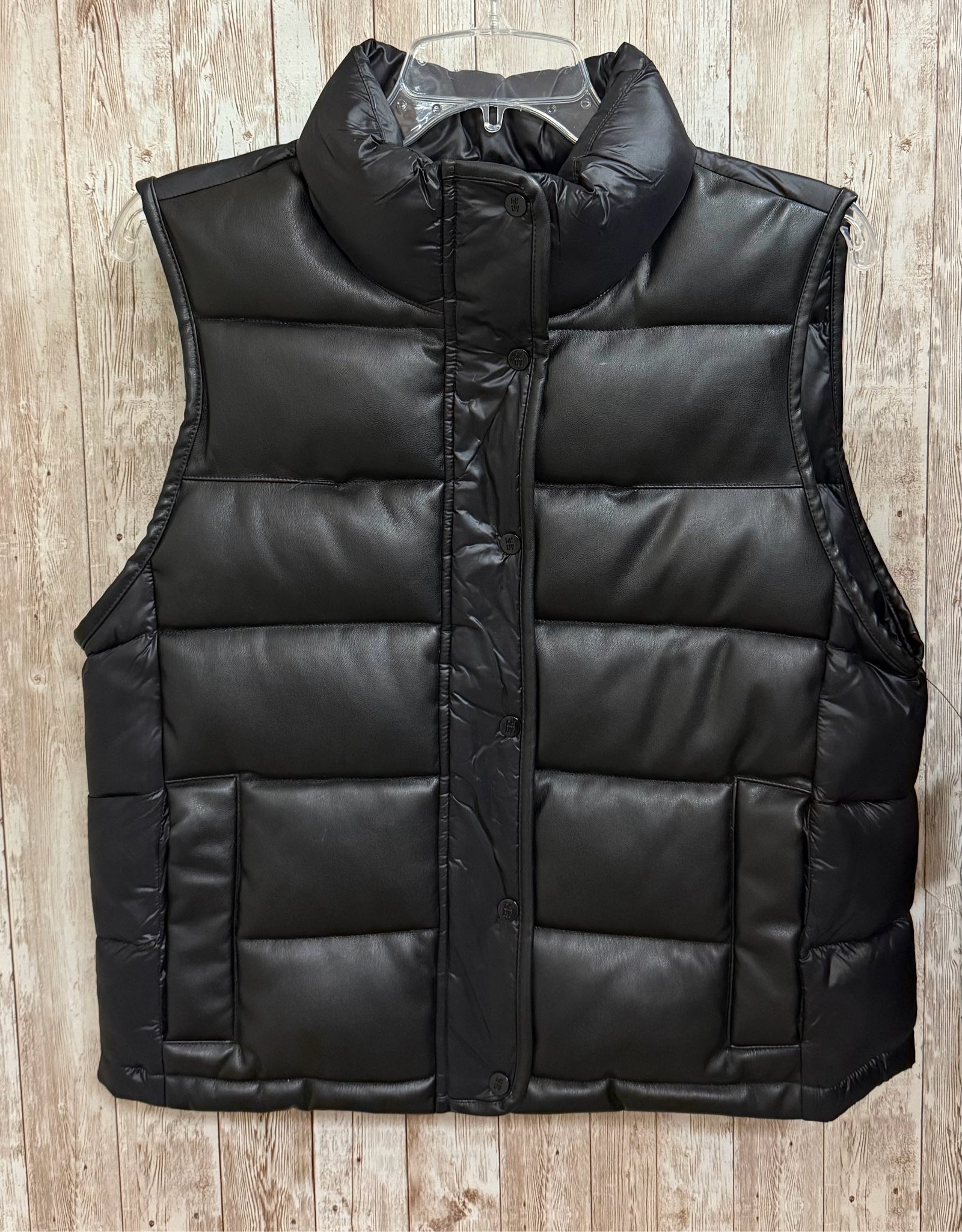 DKNY Size S Black Vest