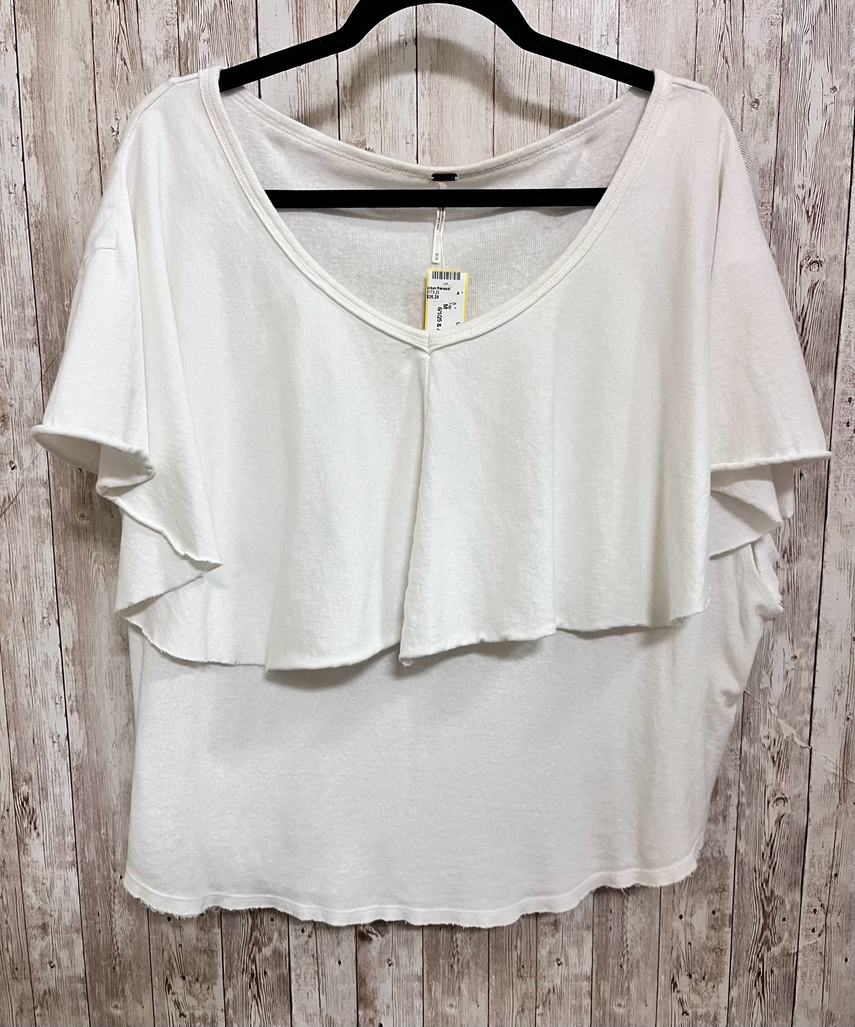 Size M FREE PEOPLE White Top