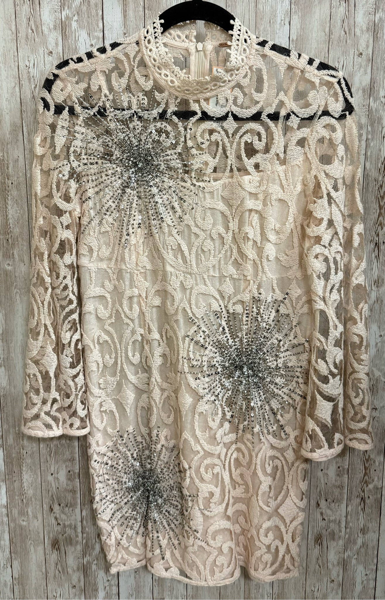 Size 4 FREE PEOPLE Cream Dress